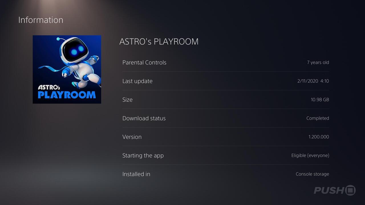 Astro's Playroom How Much Storage Space Does It Take Up? Push Square