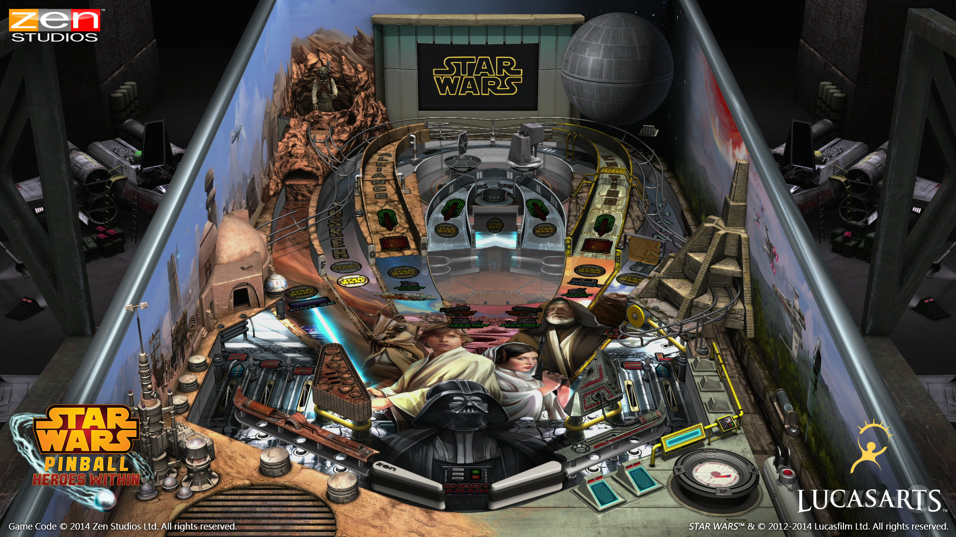 Star Wars Pinball Heroes Within (PS4 / PlayStation 4) Game Profile