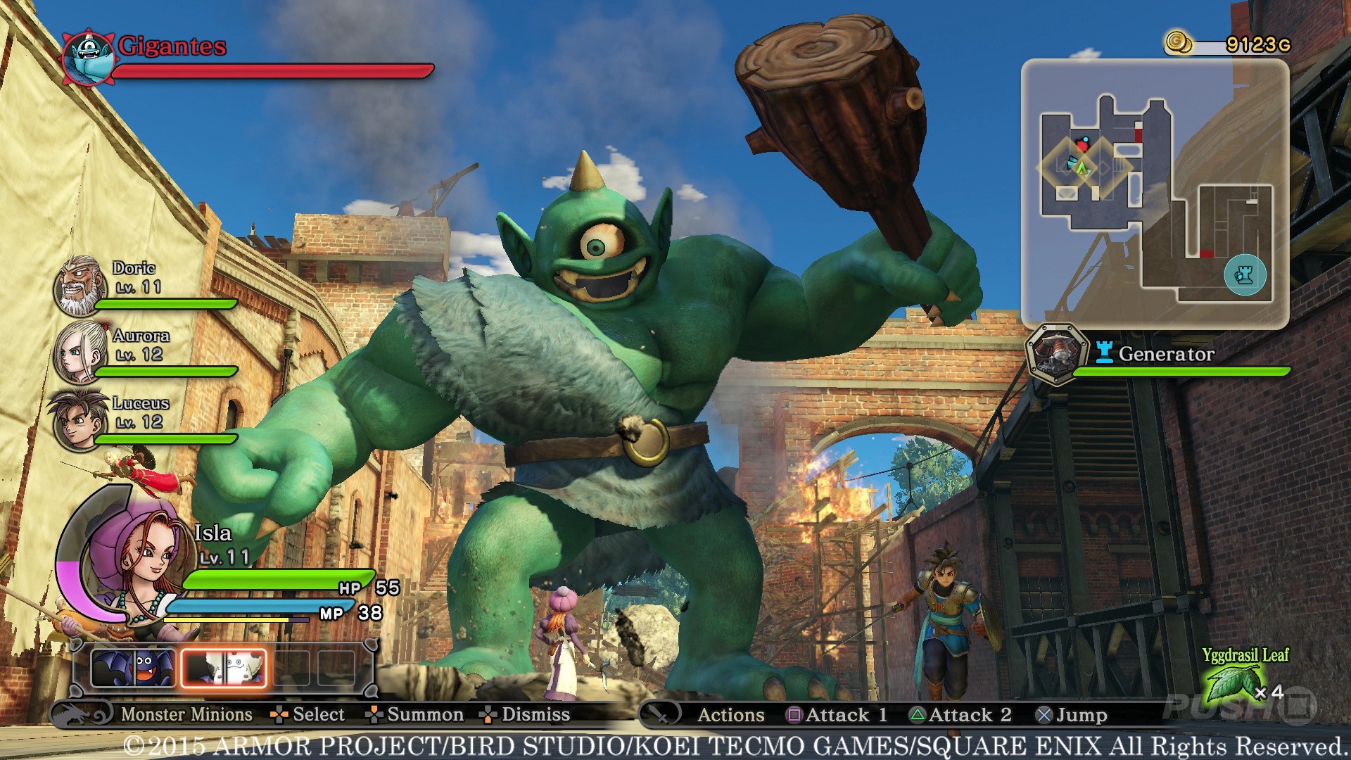 Dragon Quest Heroes The World Tree's Woe and the Blight Below (PS4