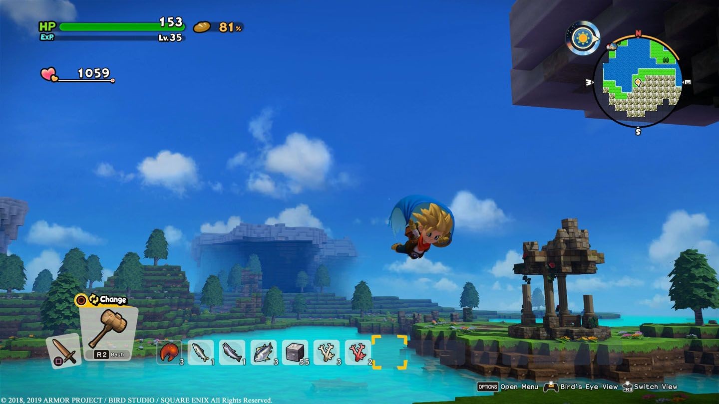 Test de Dragon Quest Builders 2 (PS4) Playstation 4 Le monde du