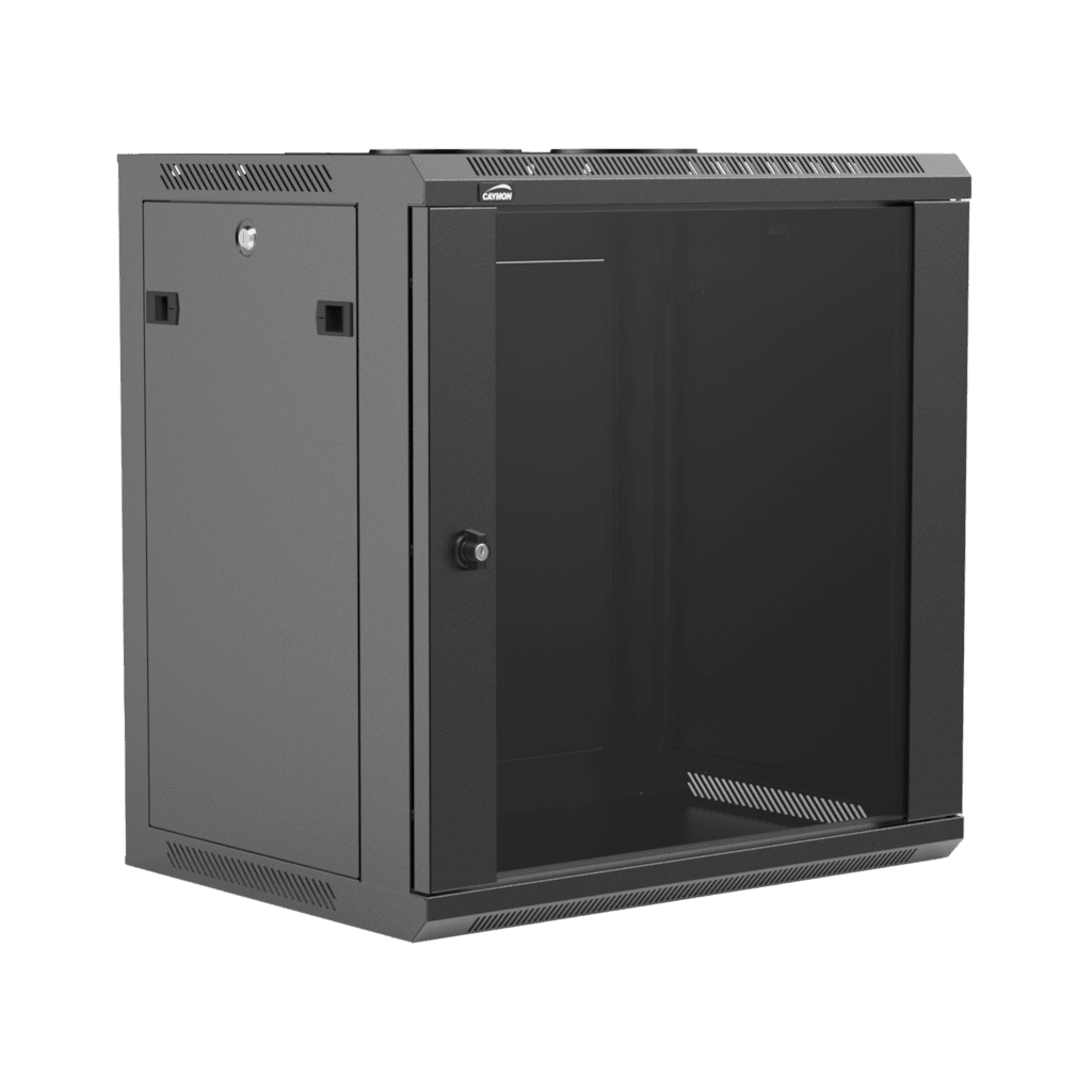 WPR412R 19” wall mount rack 12 units 450mm depth