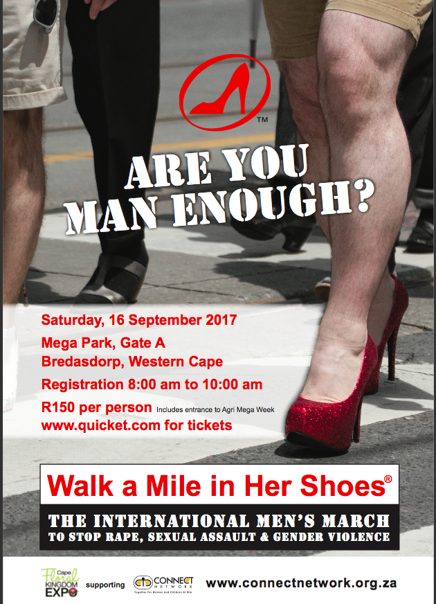Book tickets for Walk a Mile in Her Shoes