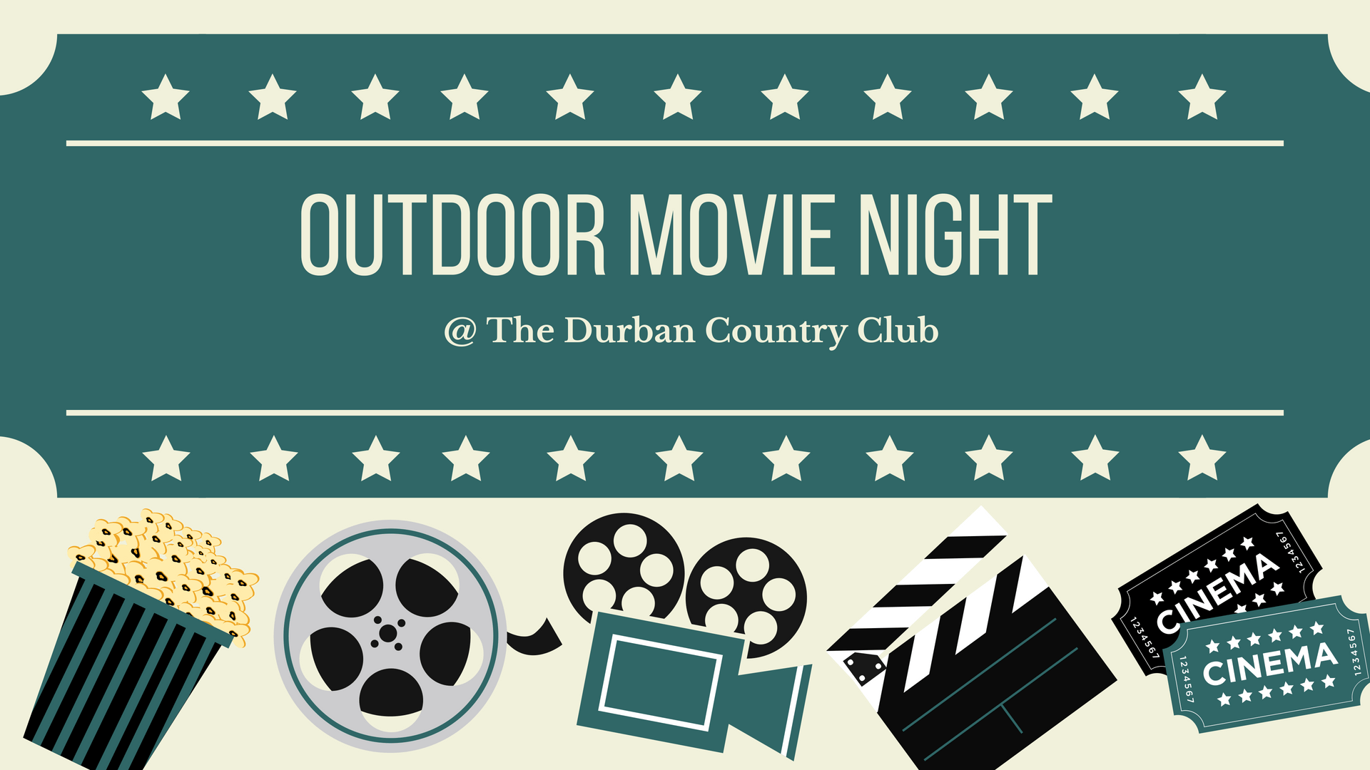 Book tickets for OUTDOOR MOVIE NIGHT Durban Country Club