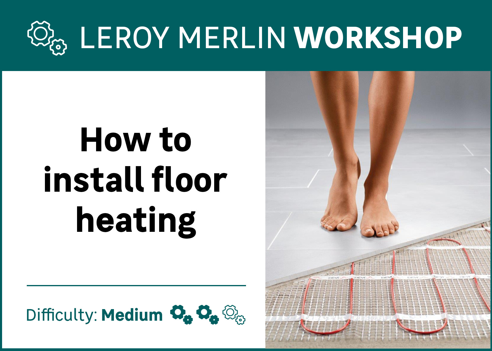 Book tickets for How to install floor heating R50 ( Supplier) 8