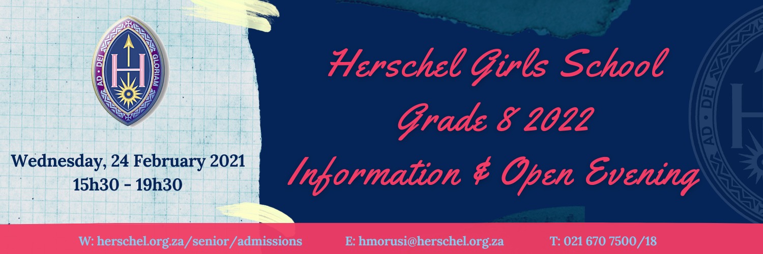 Book tickets for Herschel Girls School Grade 8 2022 Information & Open Evening