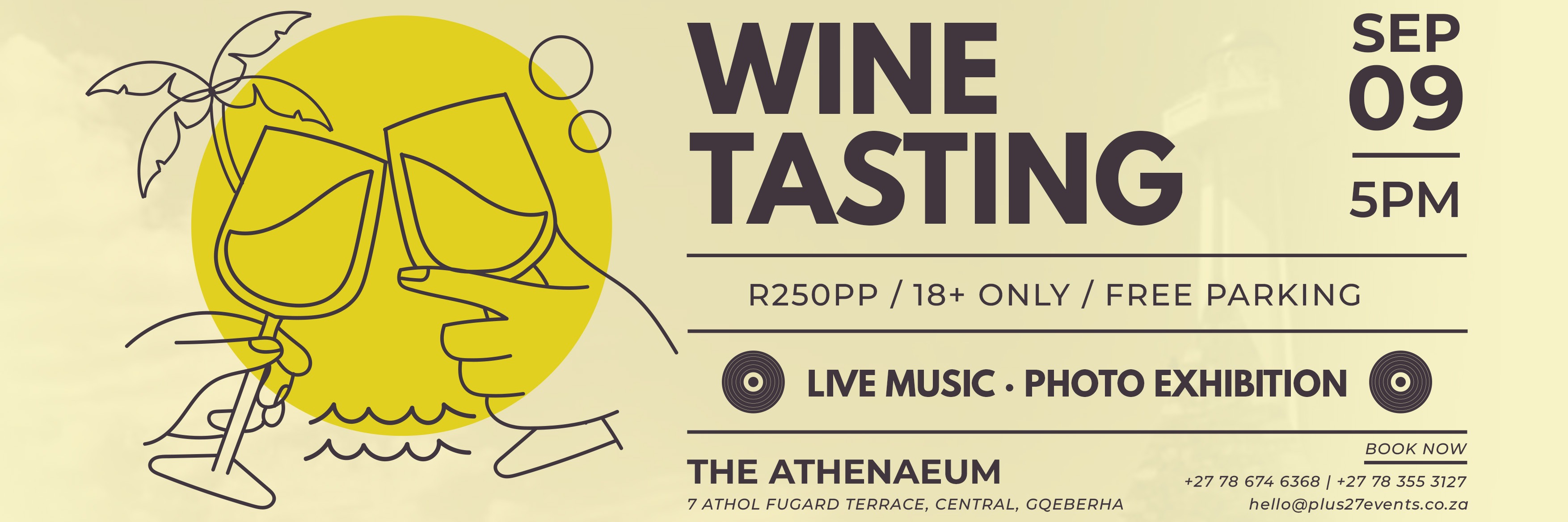 Book tickets for Wine Tasting