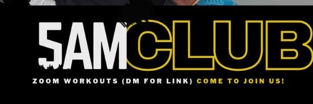 Book tickets for 5am fitness club