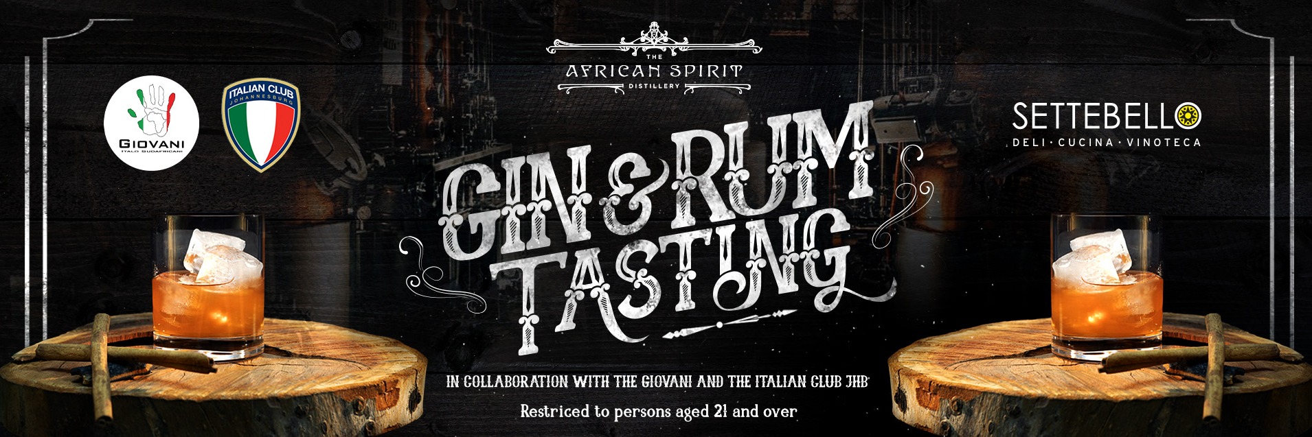 Book tickets for Gin & Rum Tasting