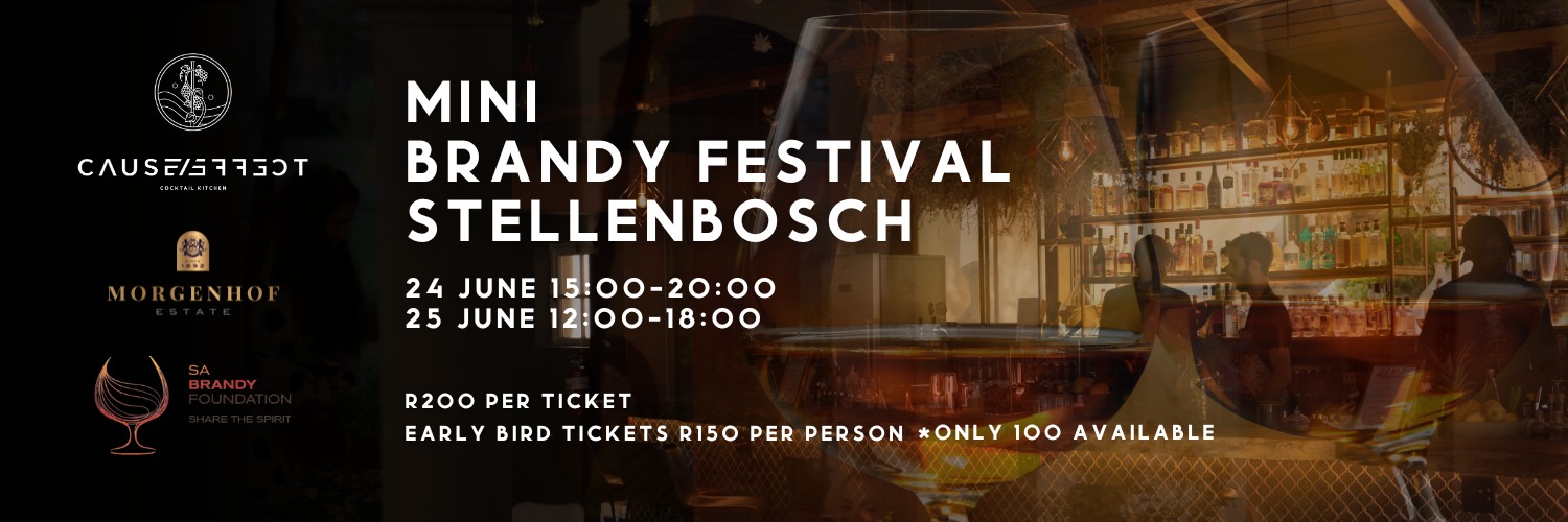 Book tickets for Mini Brandy Festival Stellenbosch