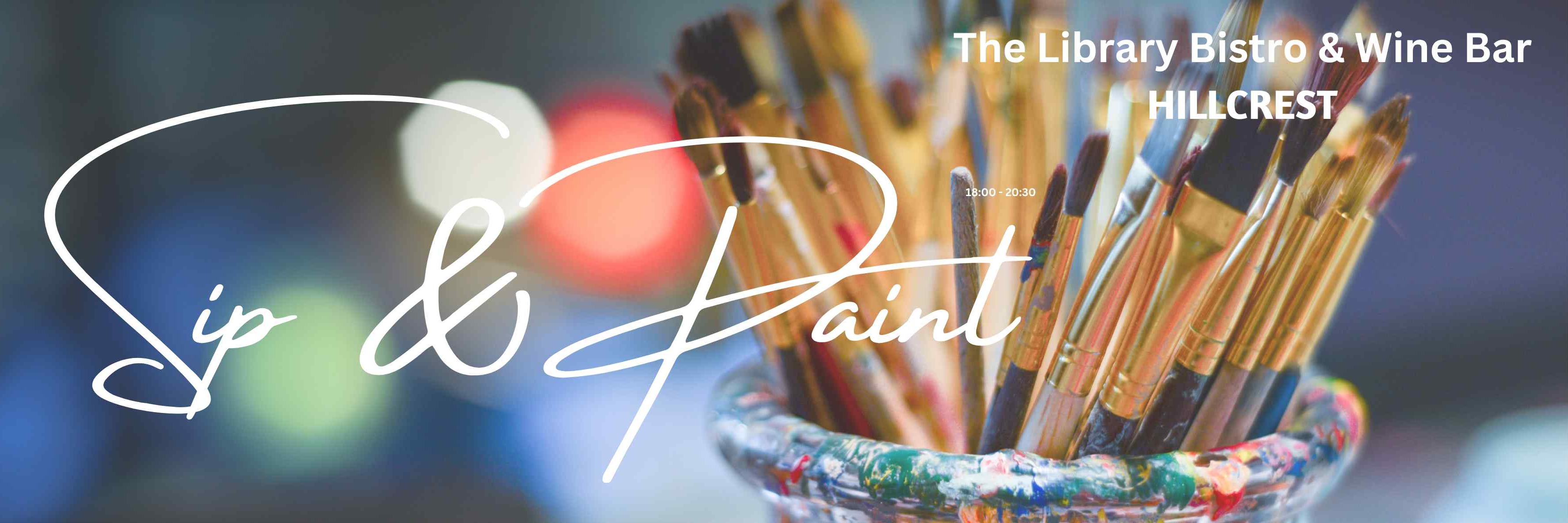 Book tickets for Sip & Paint Hillcrest