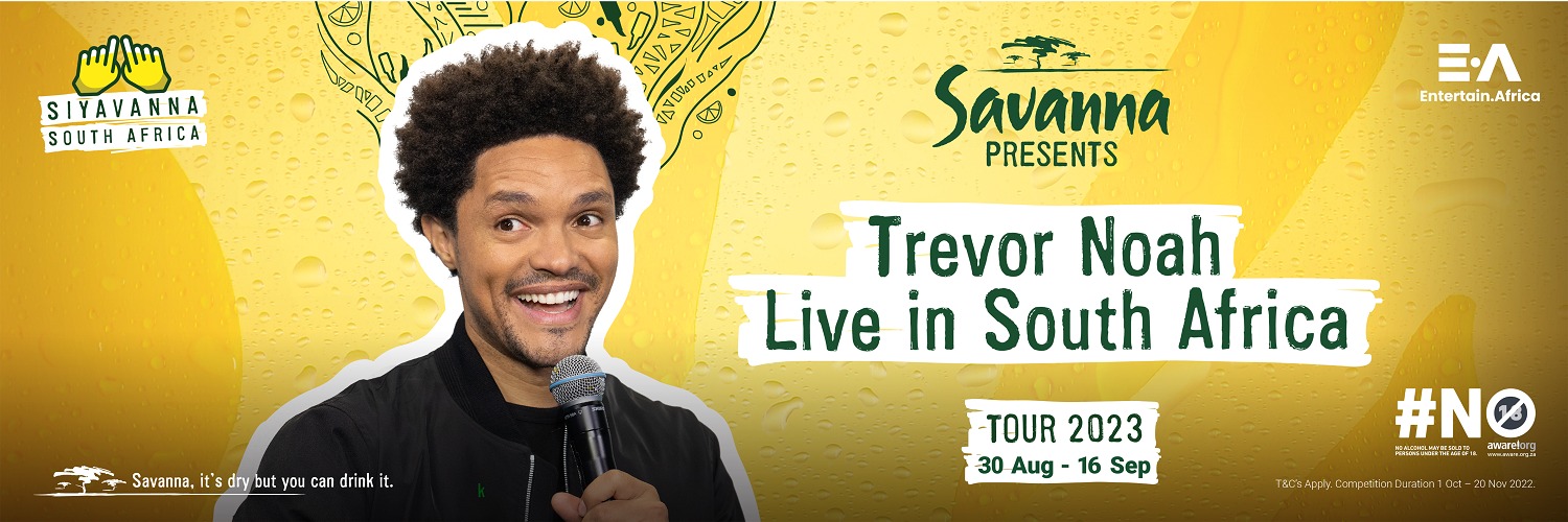 Book tickets for Savanna Presents Trevor Noah Live in South Africa
