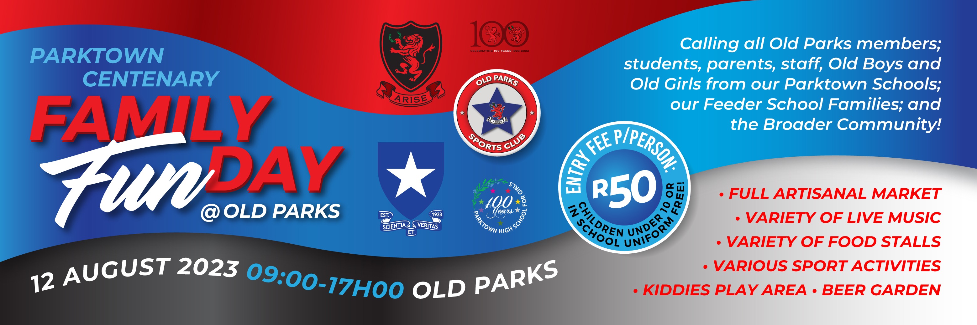 Book tickets for Parktown Centenary Family Fun Day