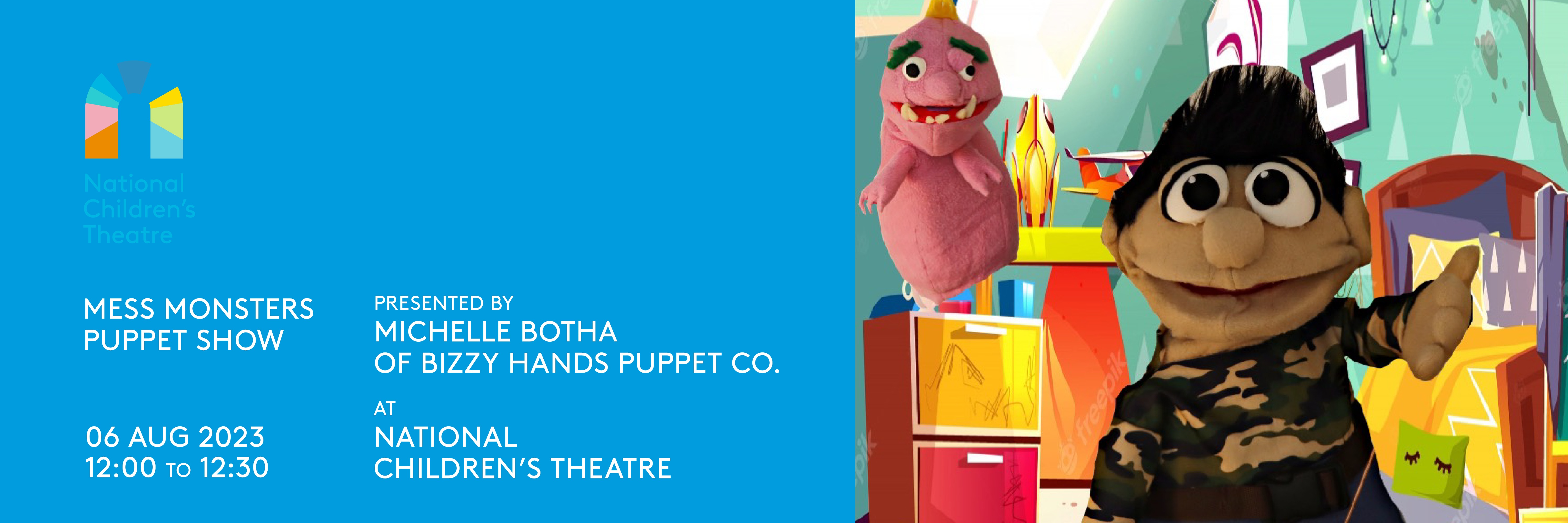 Book tickets for Mess Monsters Puppet Show