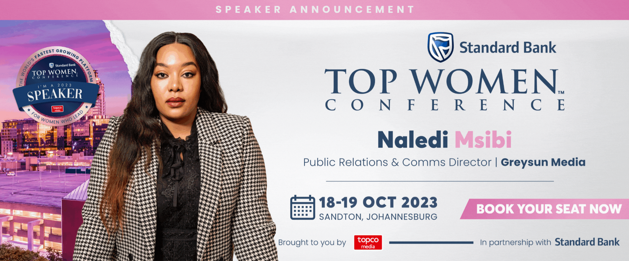 Book tickets for Standard Bank Top Women Conference 2023