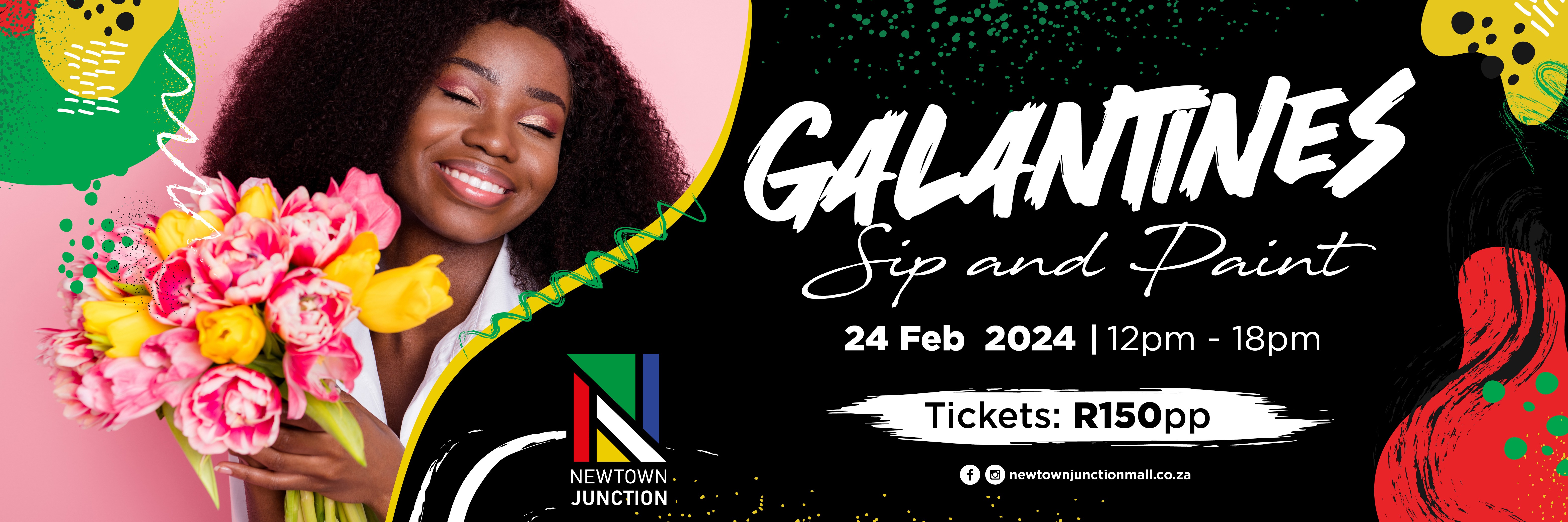 Book tickets for NEWTOWN JUNCTION GALANTINE'S SIP AND PAINT