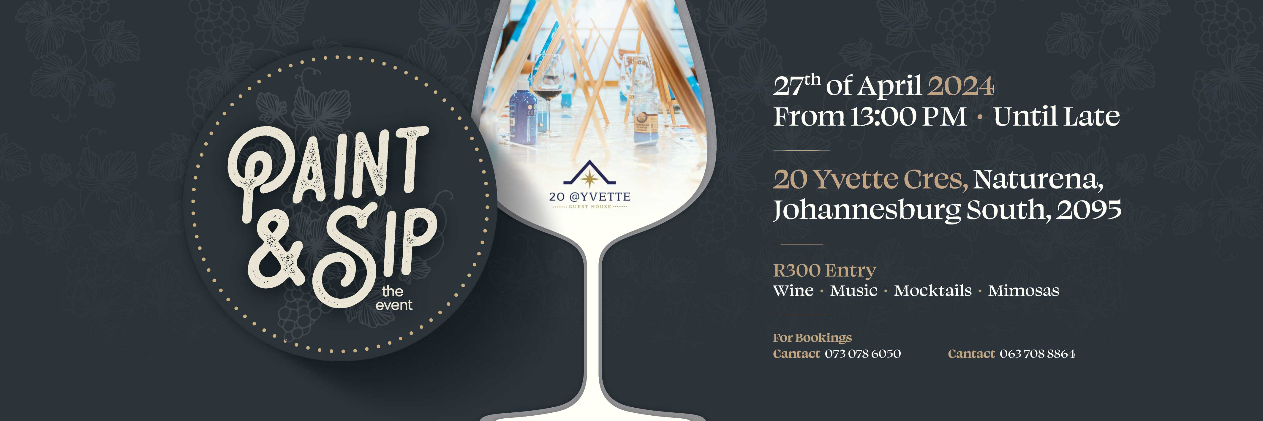 Book tickets for Paint & Sip