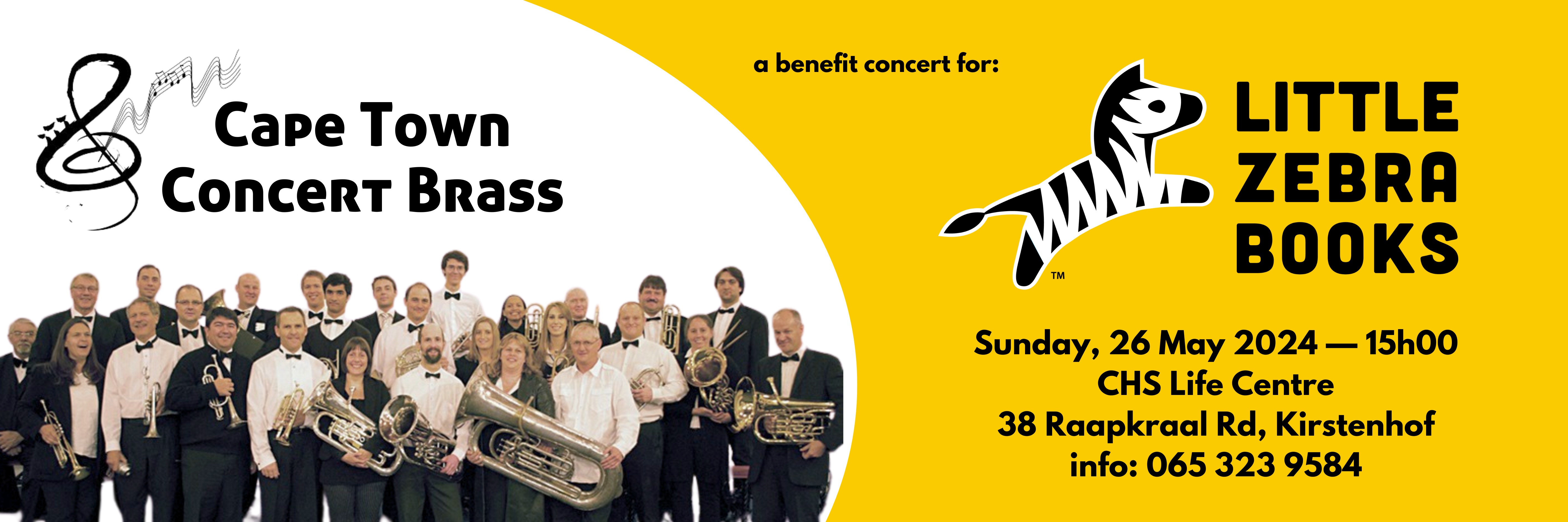 Book tickets for Little Zebra Books With The Cape Town Concert Brass