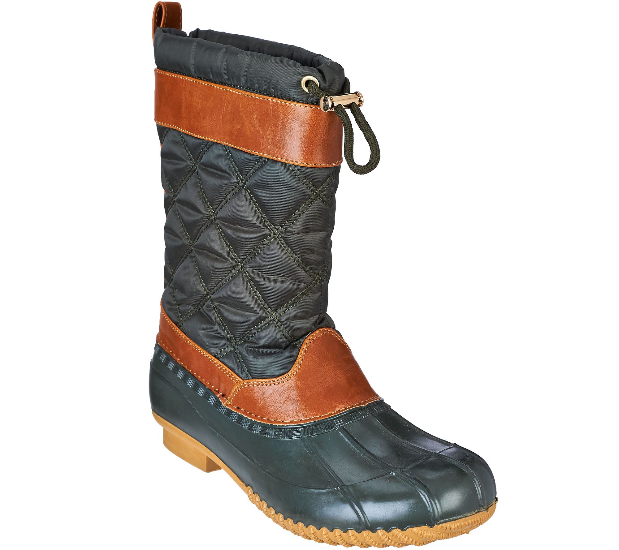 Isaac Mizrahi Live! Mid Shaft Water Resistant Boots Page 1 —