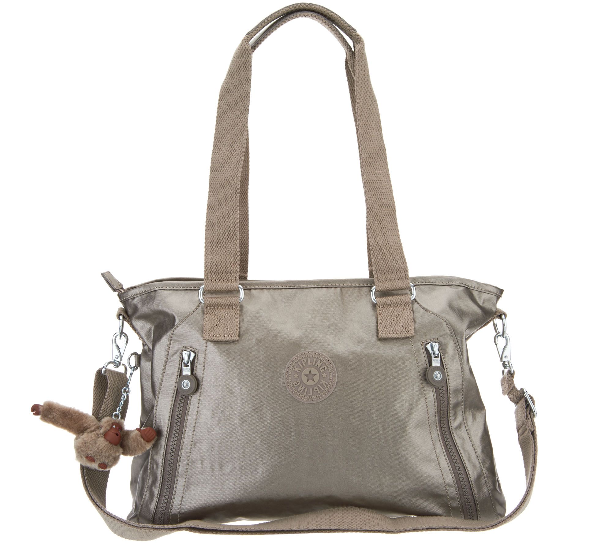 Kipling Nylon Satchel Handbag Angela —
