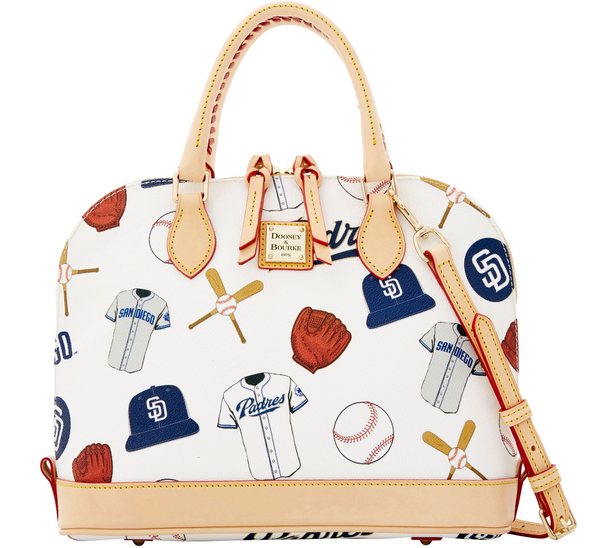 Dooney & Bourke MLB Padres Zip Zip Satchel —