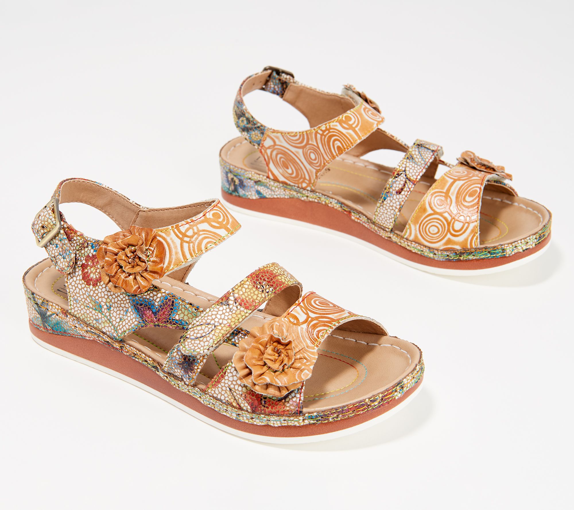L'Artiste by Spring Step Leather Sandals Joelina
