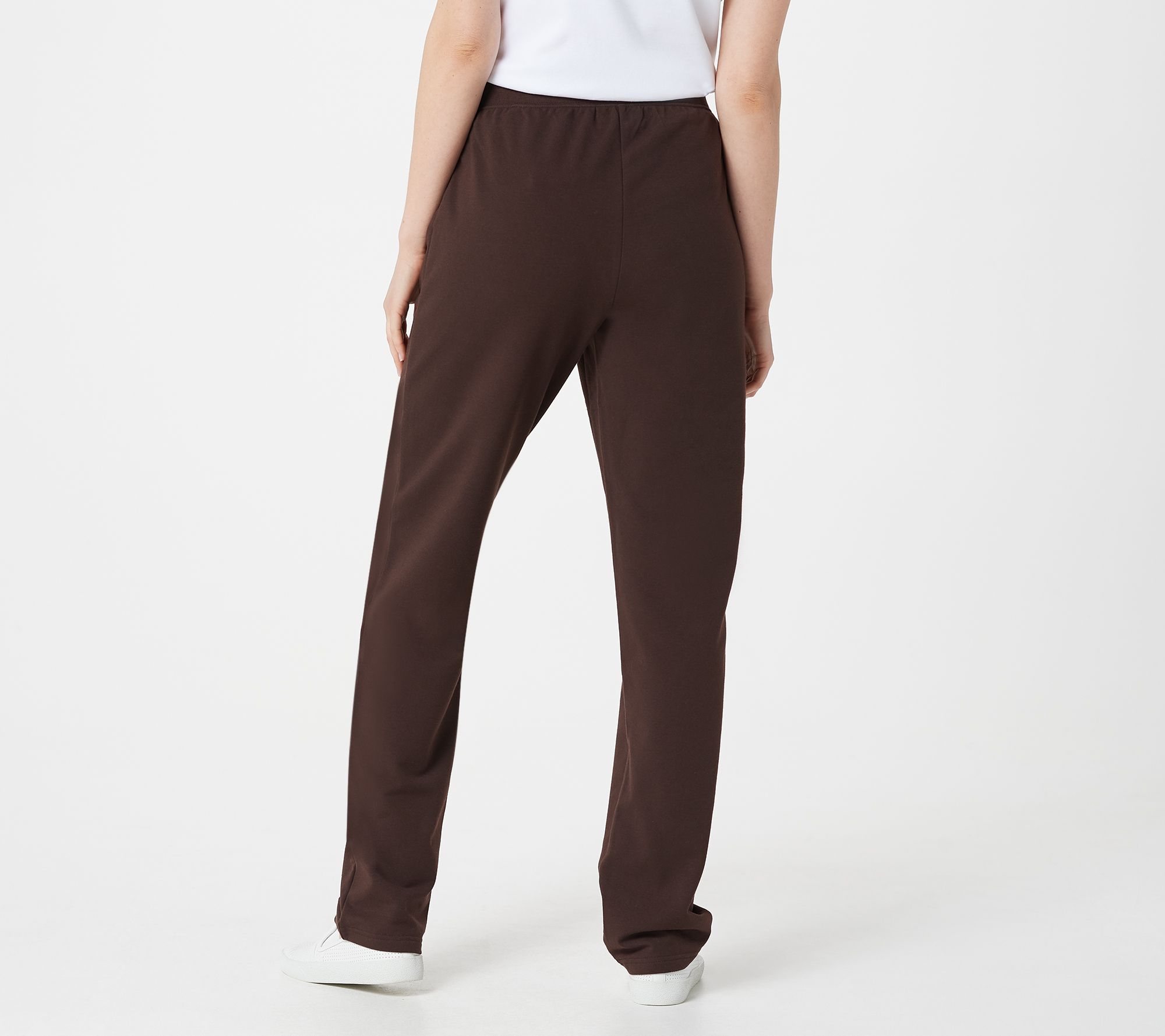 Denim & Co. Active PullOn Straight Leg Knit Pants