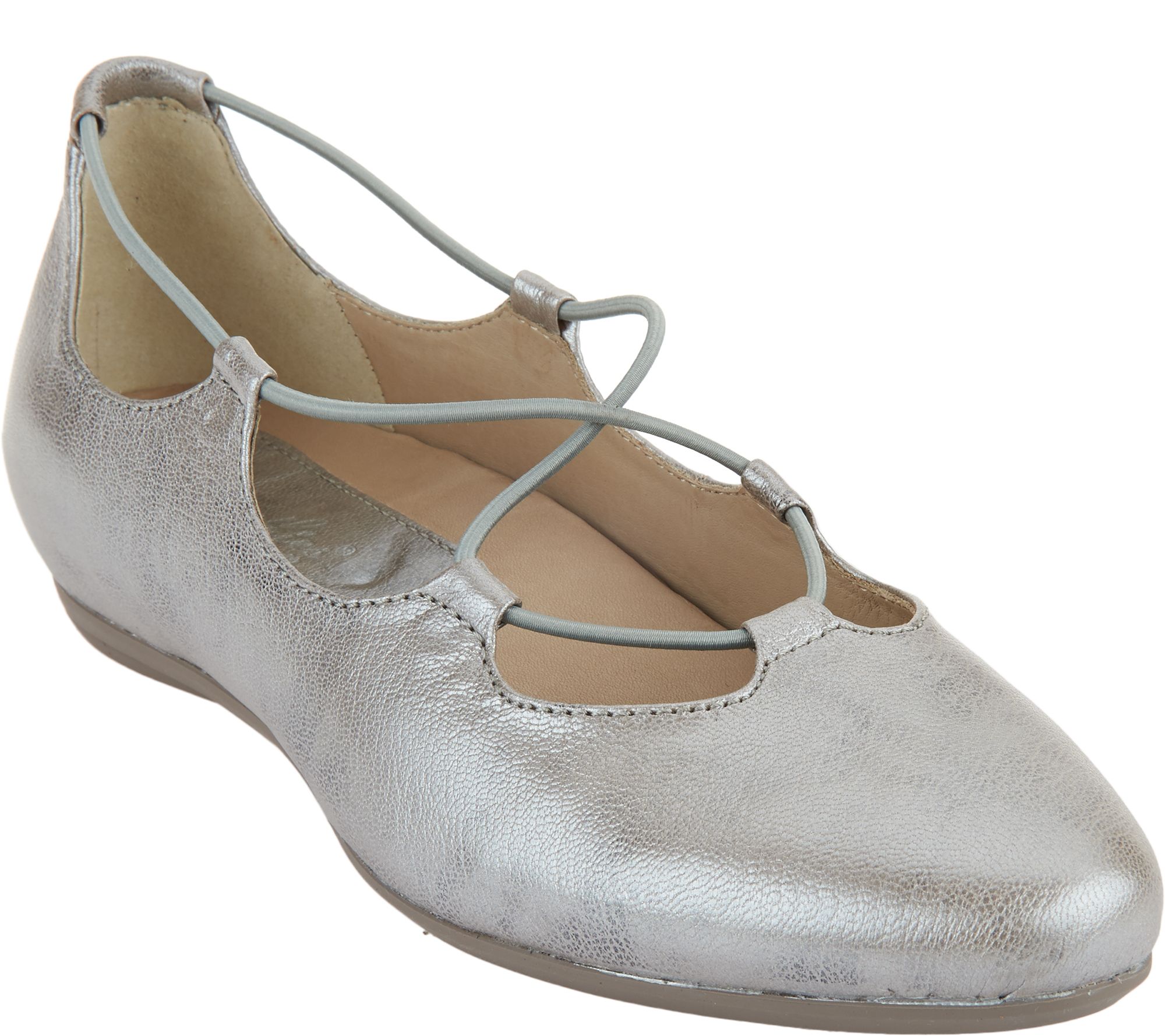 Earthies Leather Ghillie Flats Essen Page 1 —