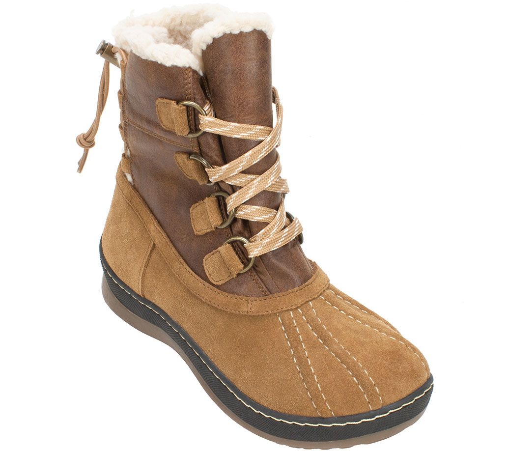 White Mountain Leather Winter Boots Emory —