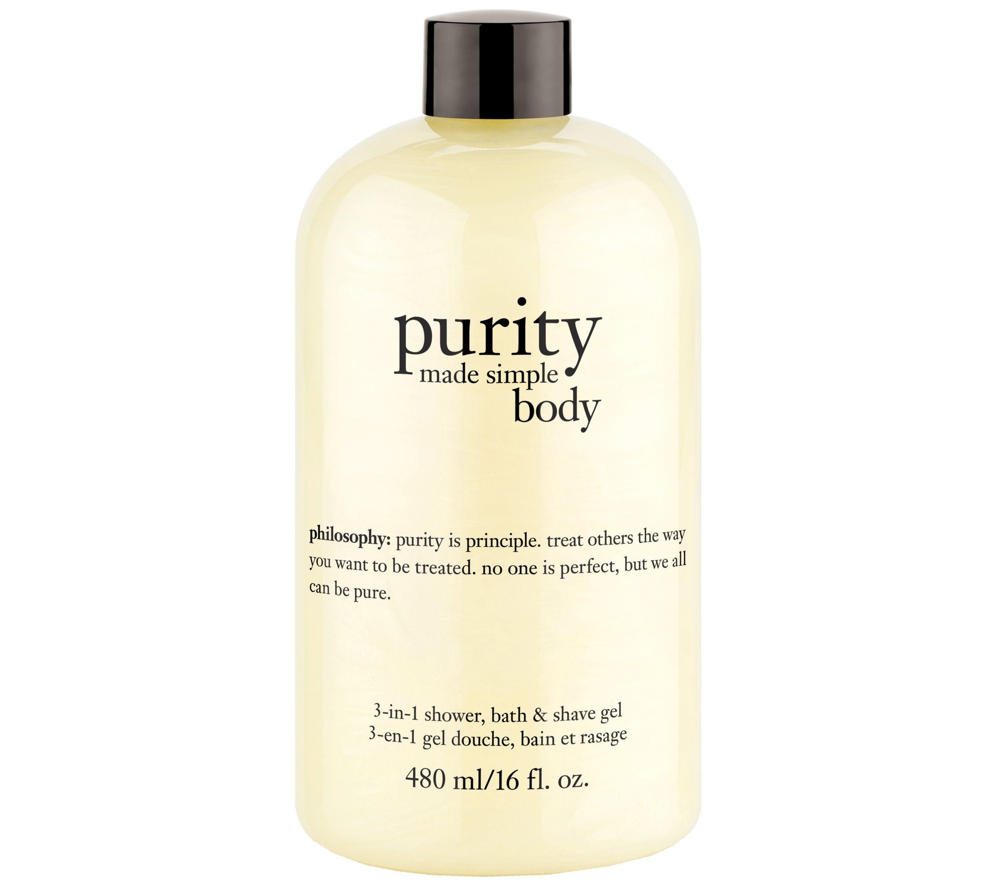 philosophy purity made simple body 3in1 gel 16 oz Page 1 —