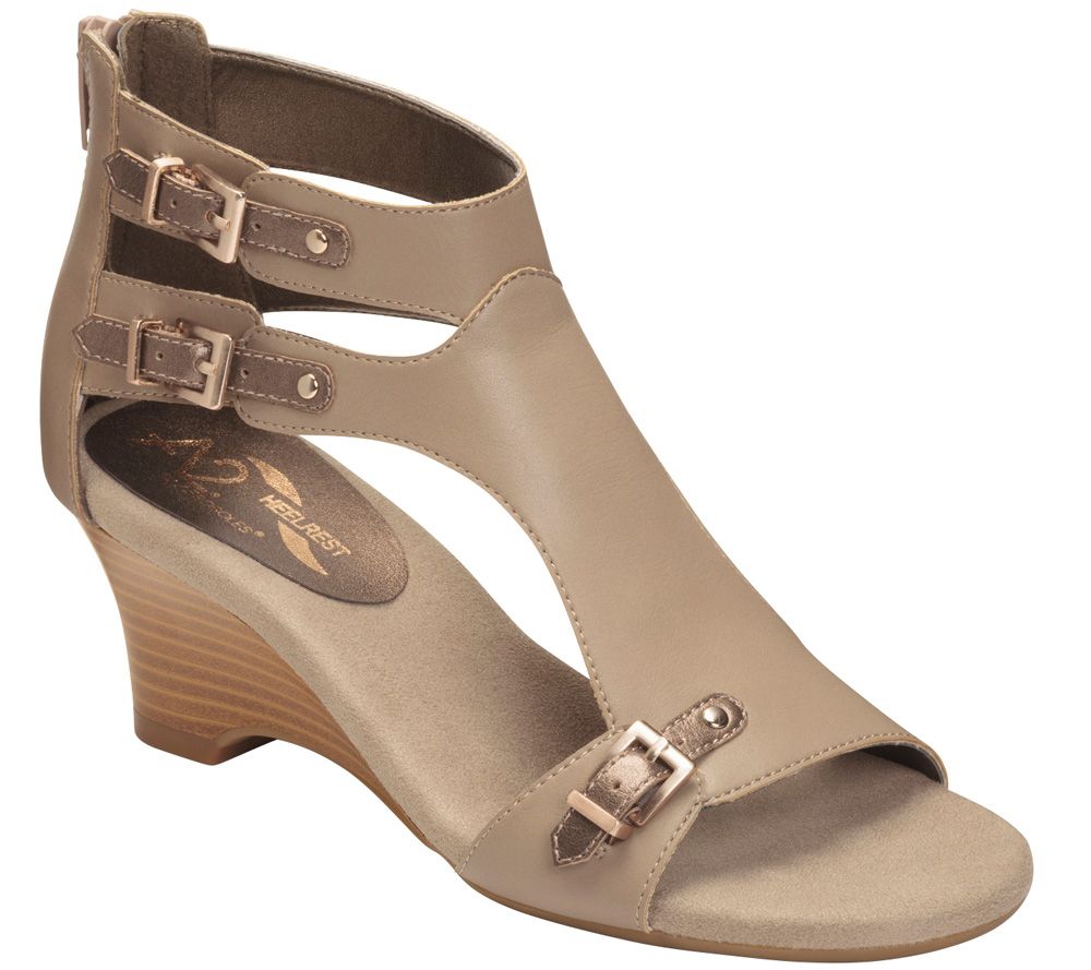 A2 by Aerosoles Heel Rest Wedge Sandals Zenfandel Page 1 —