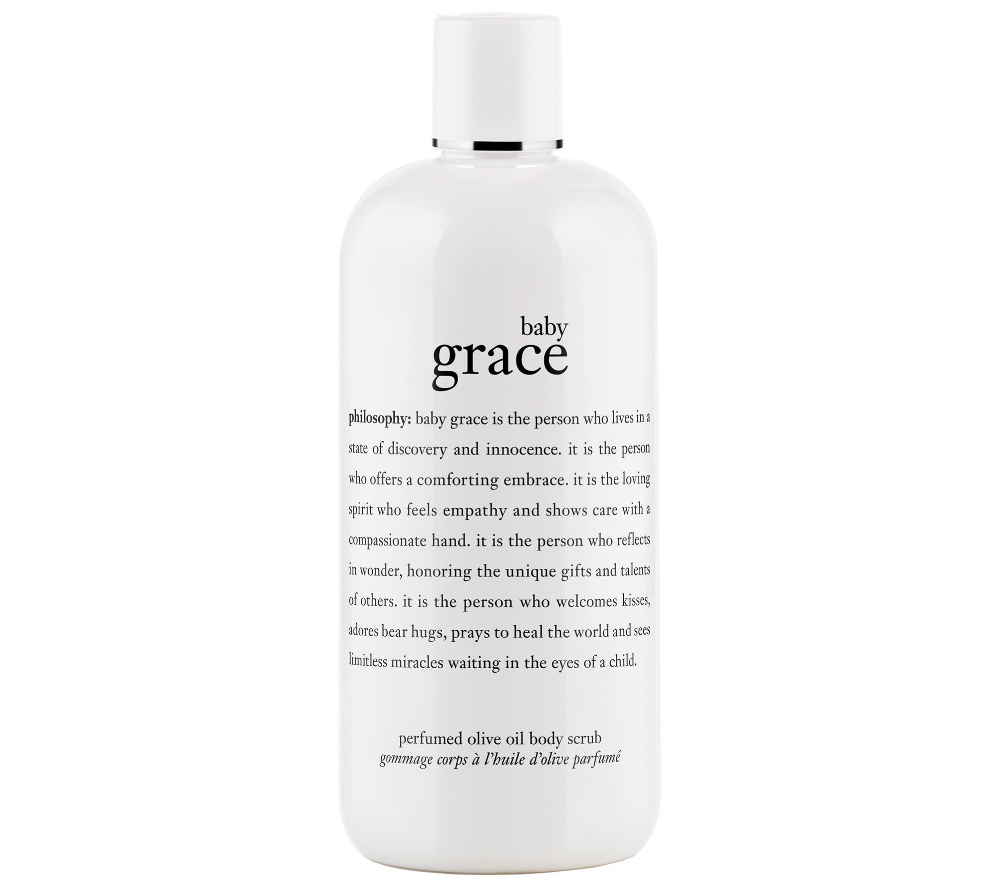 philosophy baby grace perfumed olive oil body scrub, 16 oz Page 1