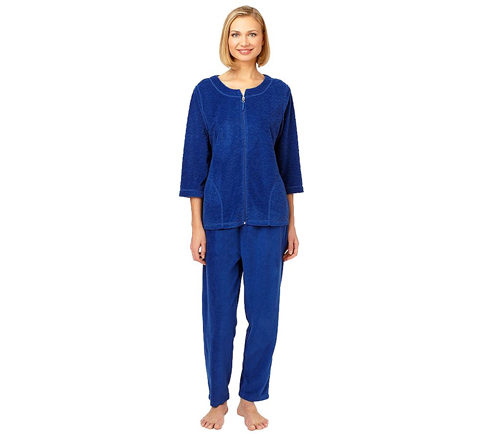 Stan Herman Sculpted Animal Micro Zip Front 2pcLounge Set Page 1