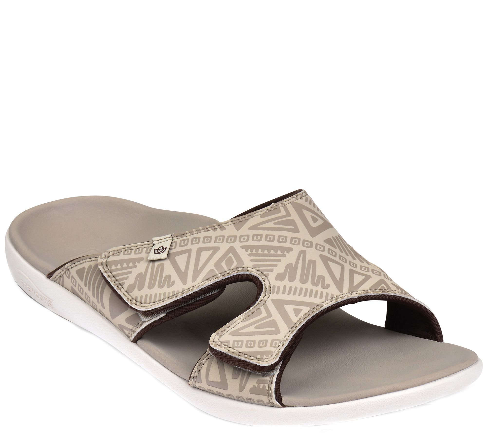 Spenco Men's Adjustable Slide Sandals Tribal —