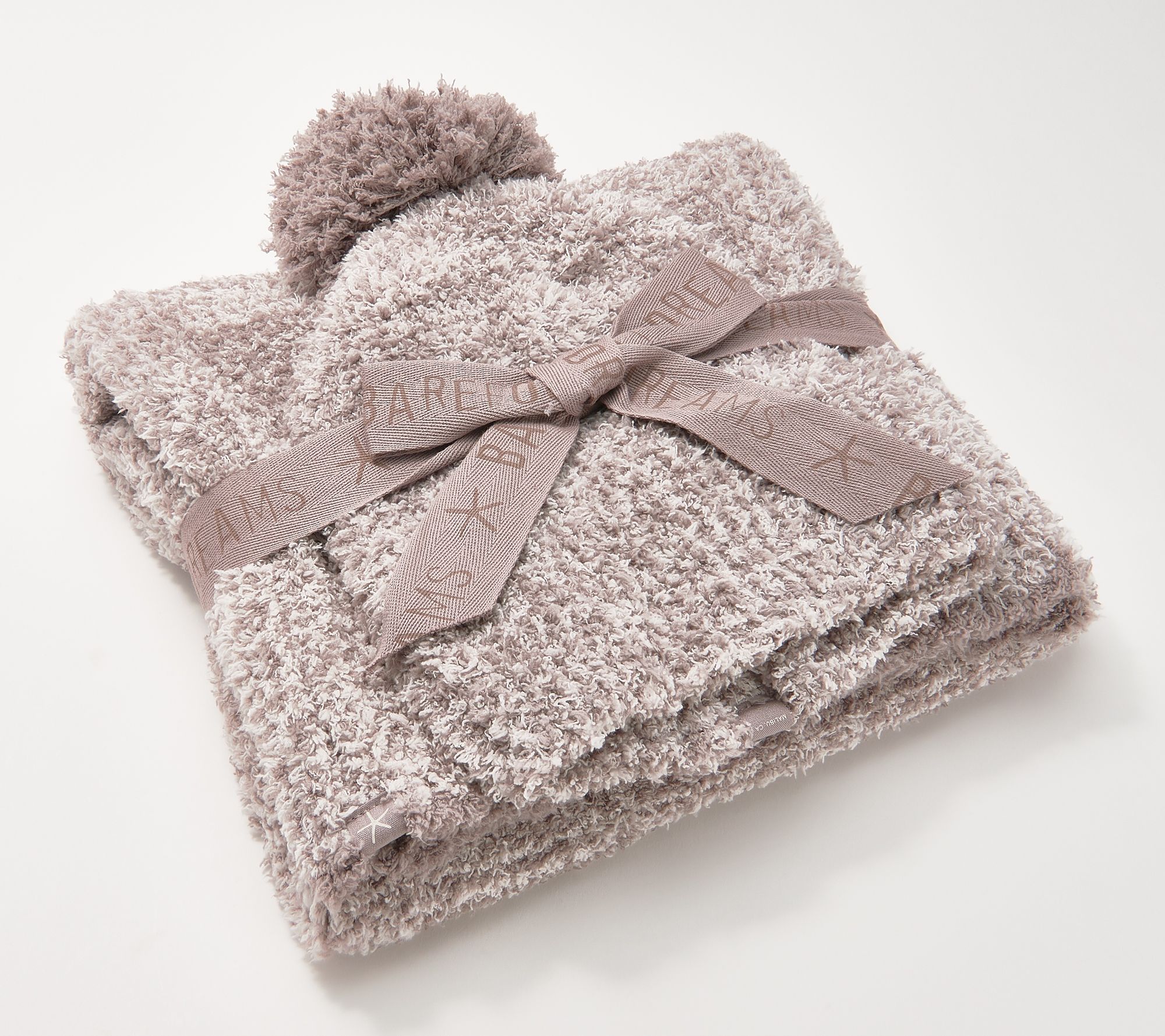 Barefoot Dreams CozyChic PomPom Beanie and Scarf Set Page 1 —