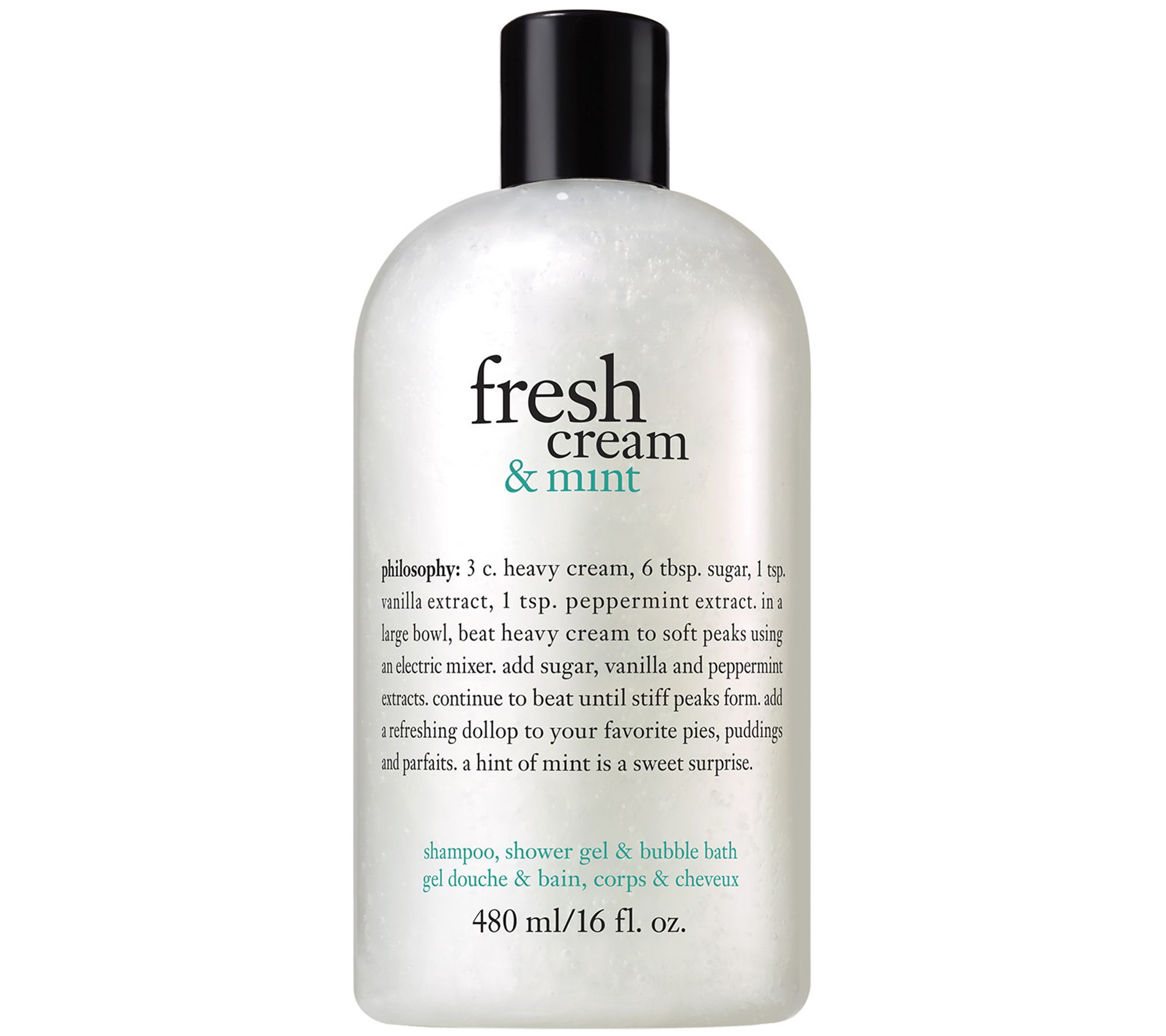 philosophy fresh cream and mint shower gel, 16oz Page 1 —