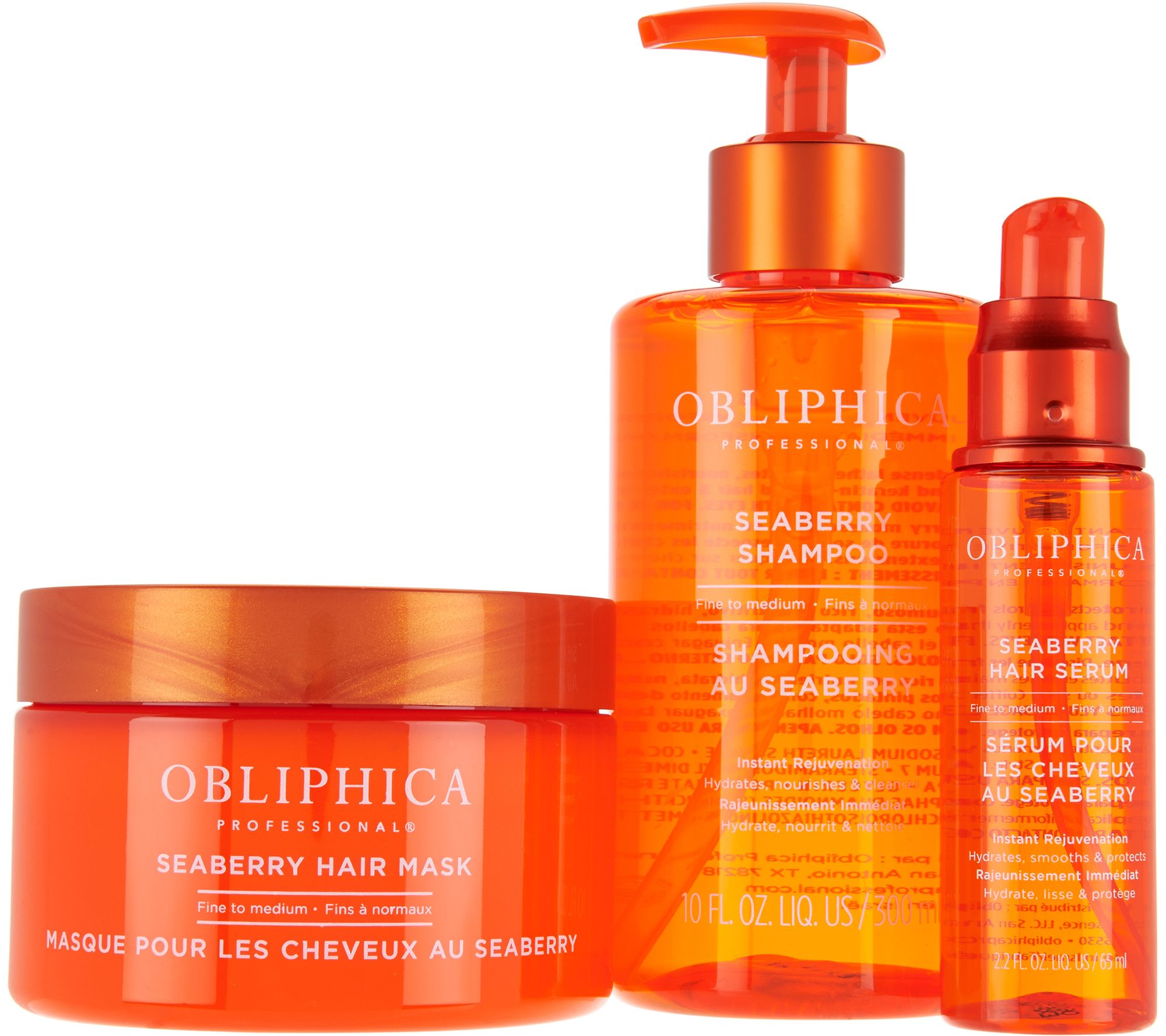 Obliphica Professional 3Piece Seaberry Hair Treatment Kit Page 1