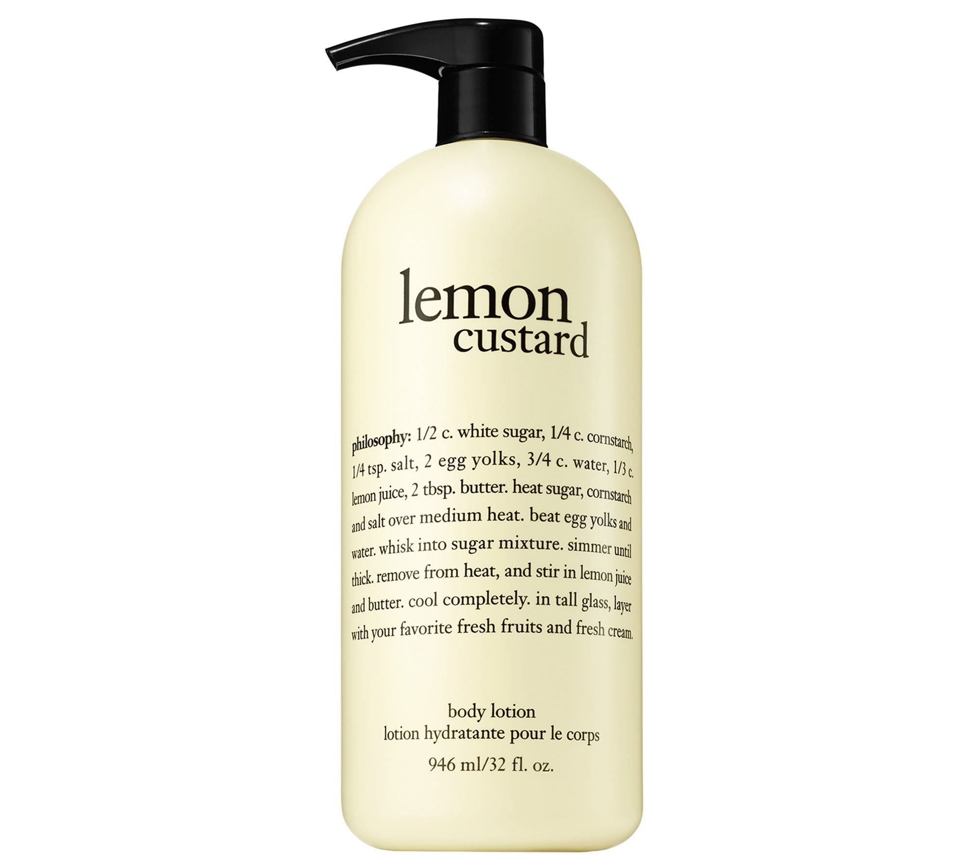 philosophy lemon custard body lotion, 32 oz Page 1 —
