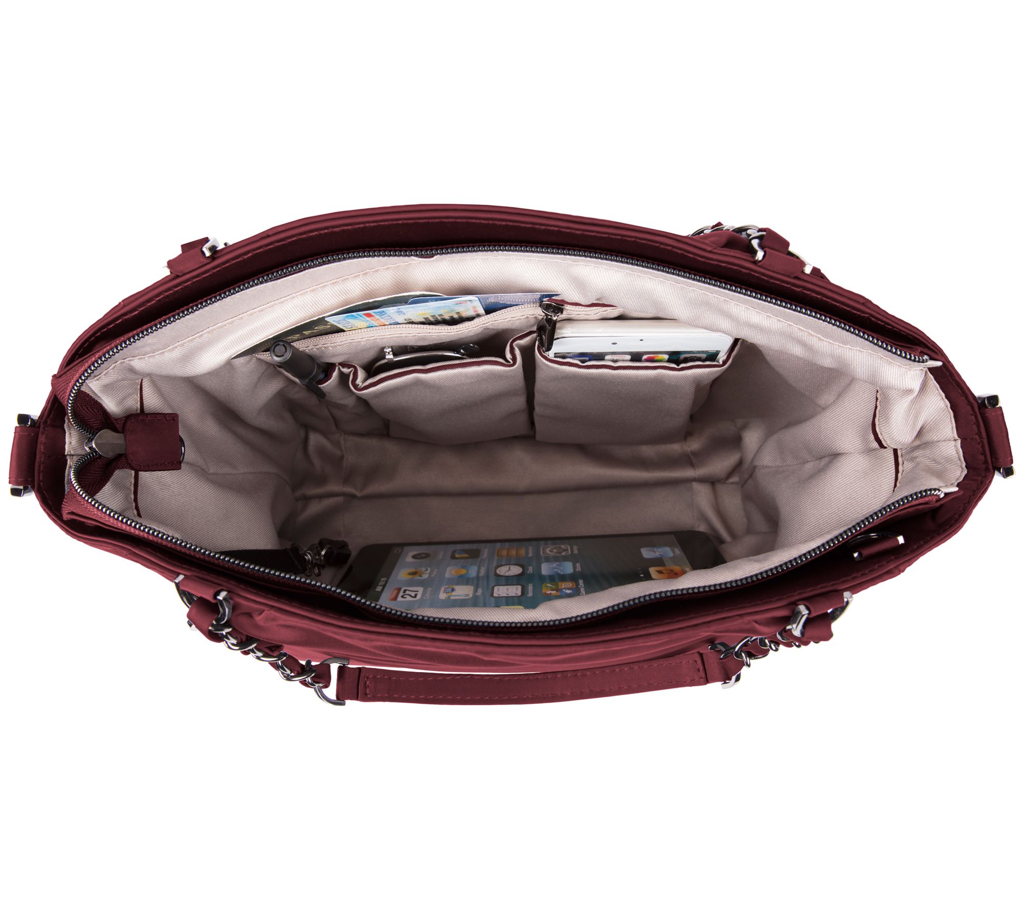 Travelon Parkview AntiTheft Satchel Crossbody —