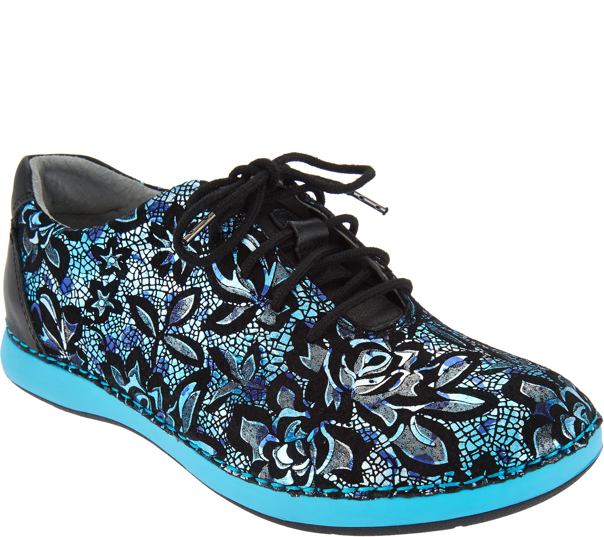 Alegria Leather Laceup Shoes Essence —