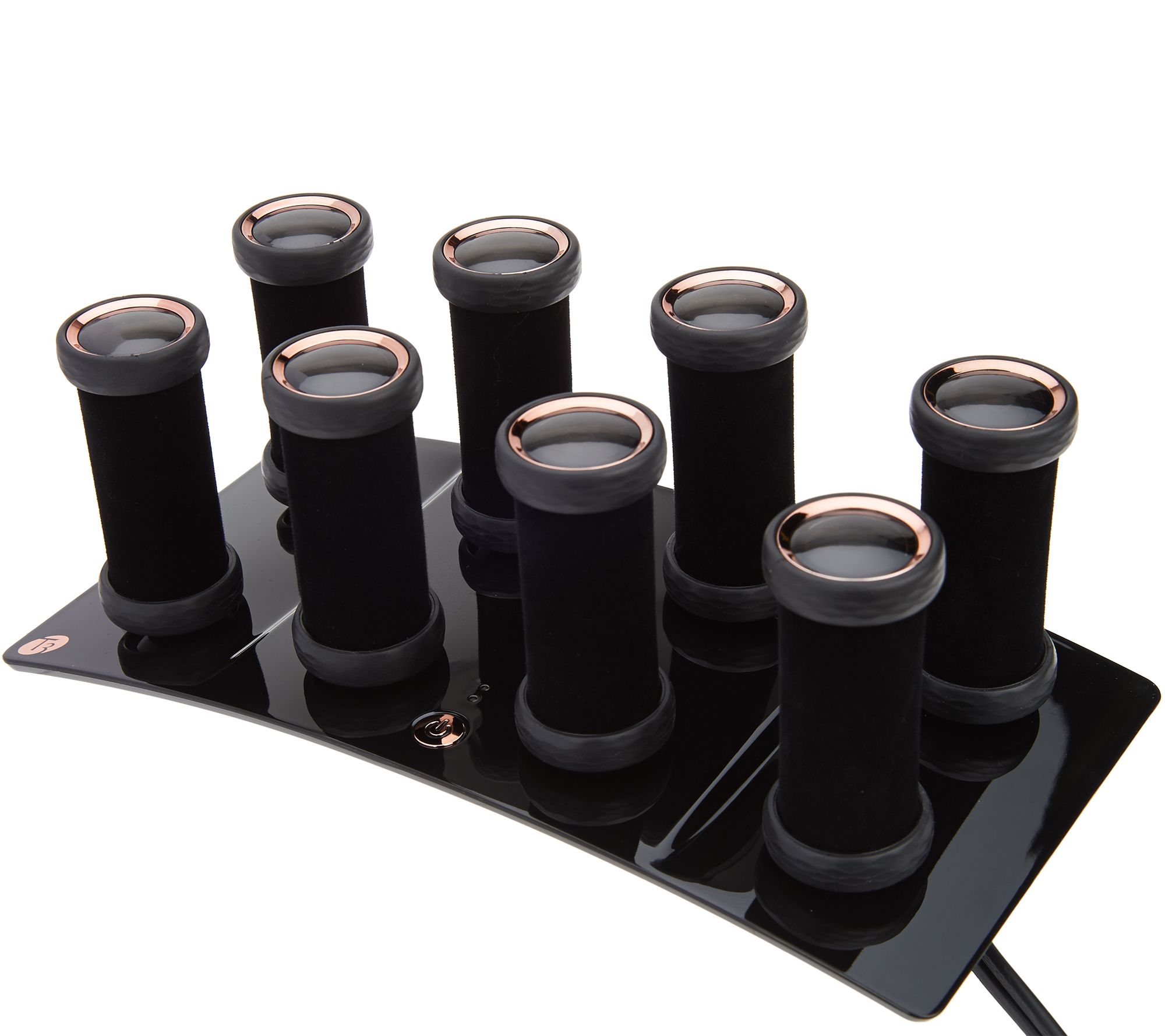 T3 Micro Set of 8 Volumizing Velvet Flocked Hot Rollers Page 1 —