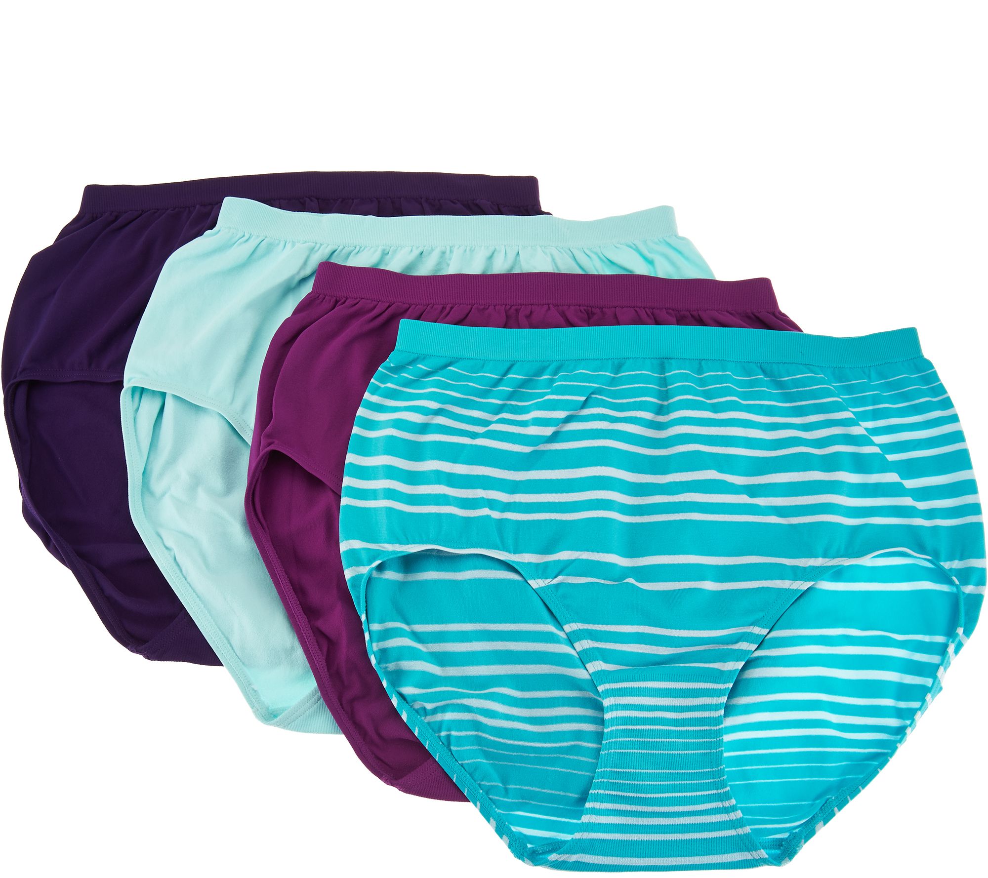 Jockey Seamfree Comfies Microfiber 4Pack Brief Panties Page 1 —