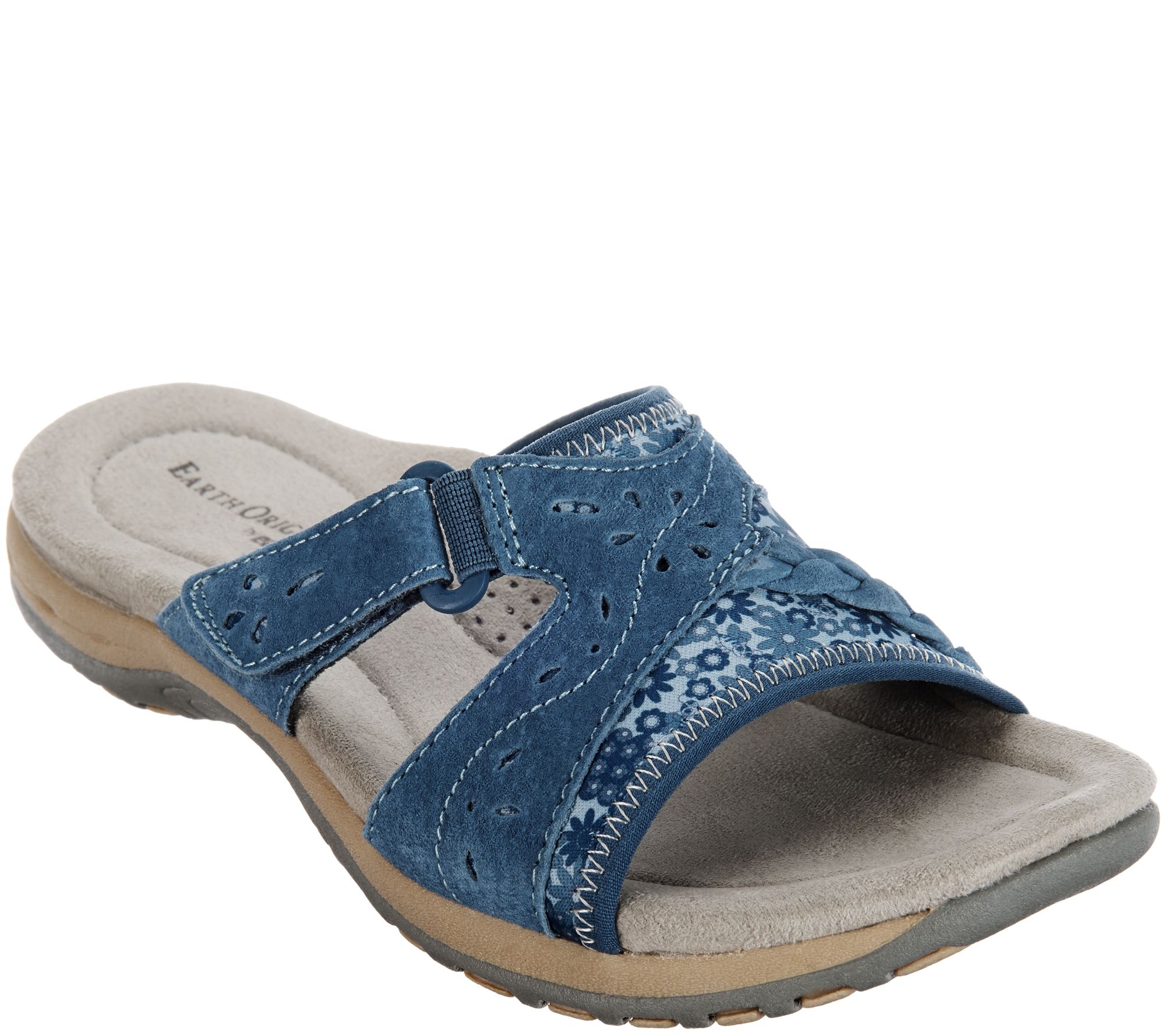"As Is" Earth Origins Suede Slide Sandals Sander —