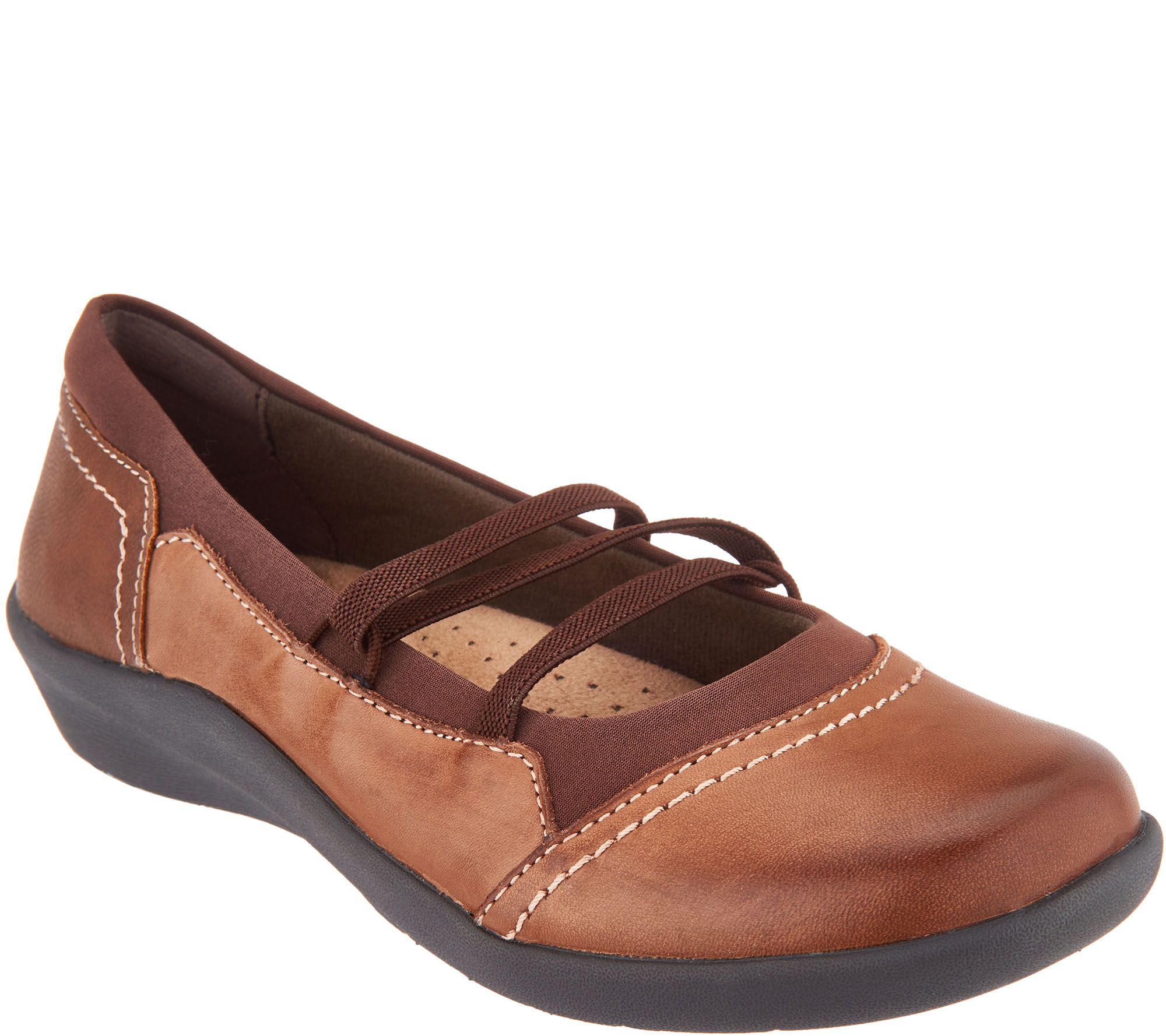 Earth Origins Leather SlipOn Flats Leslie Page 1 —
