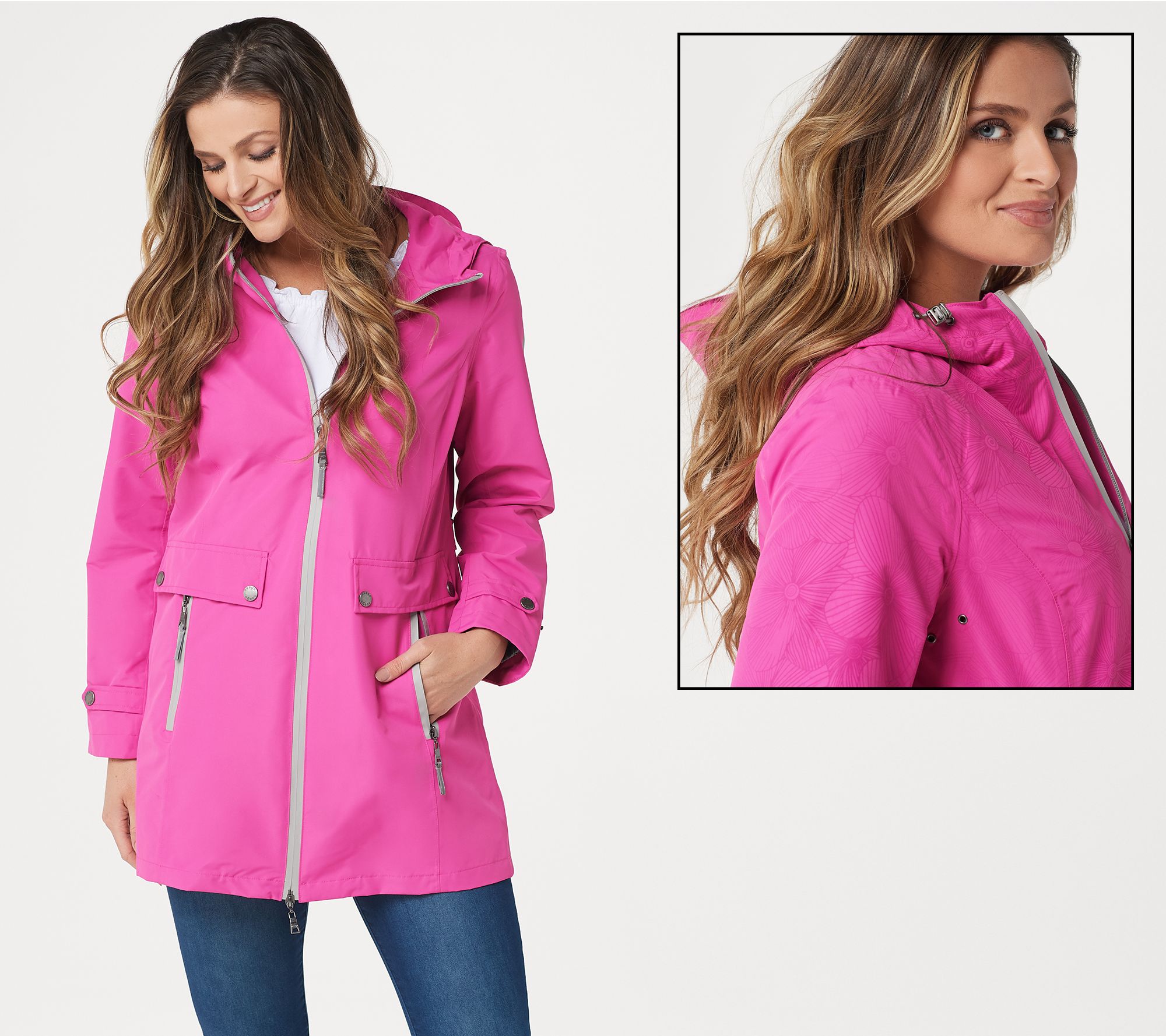 Nuage Invisiprint Waterproof Jacket with Hood