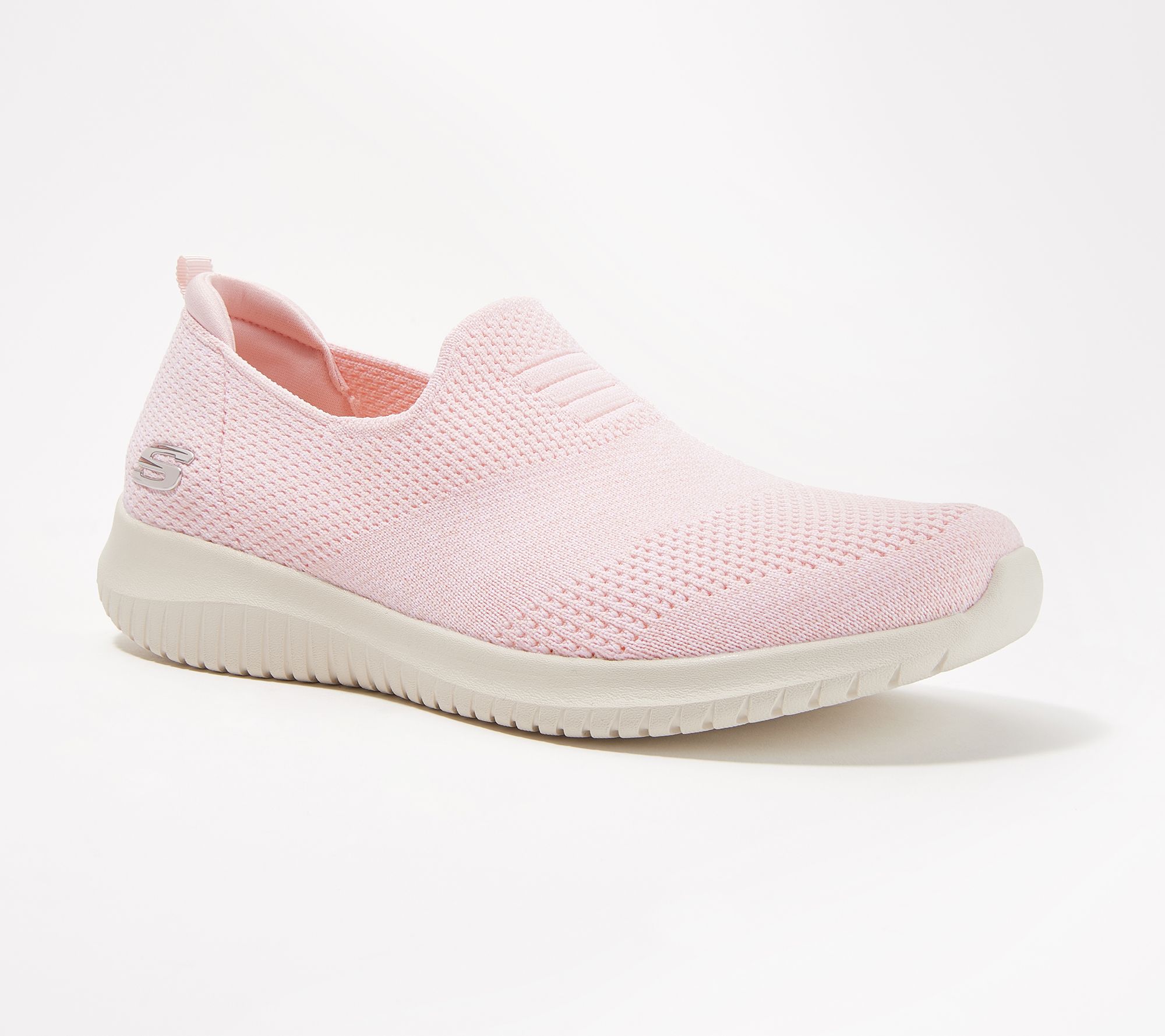 "As Is" Skechers Ultra Flex Flat Knit SlipOn Shoes Harmonious