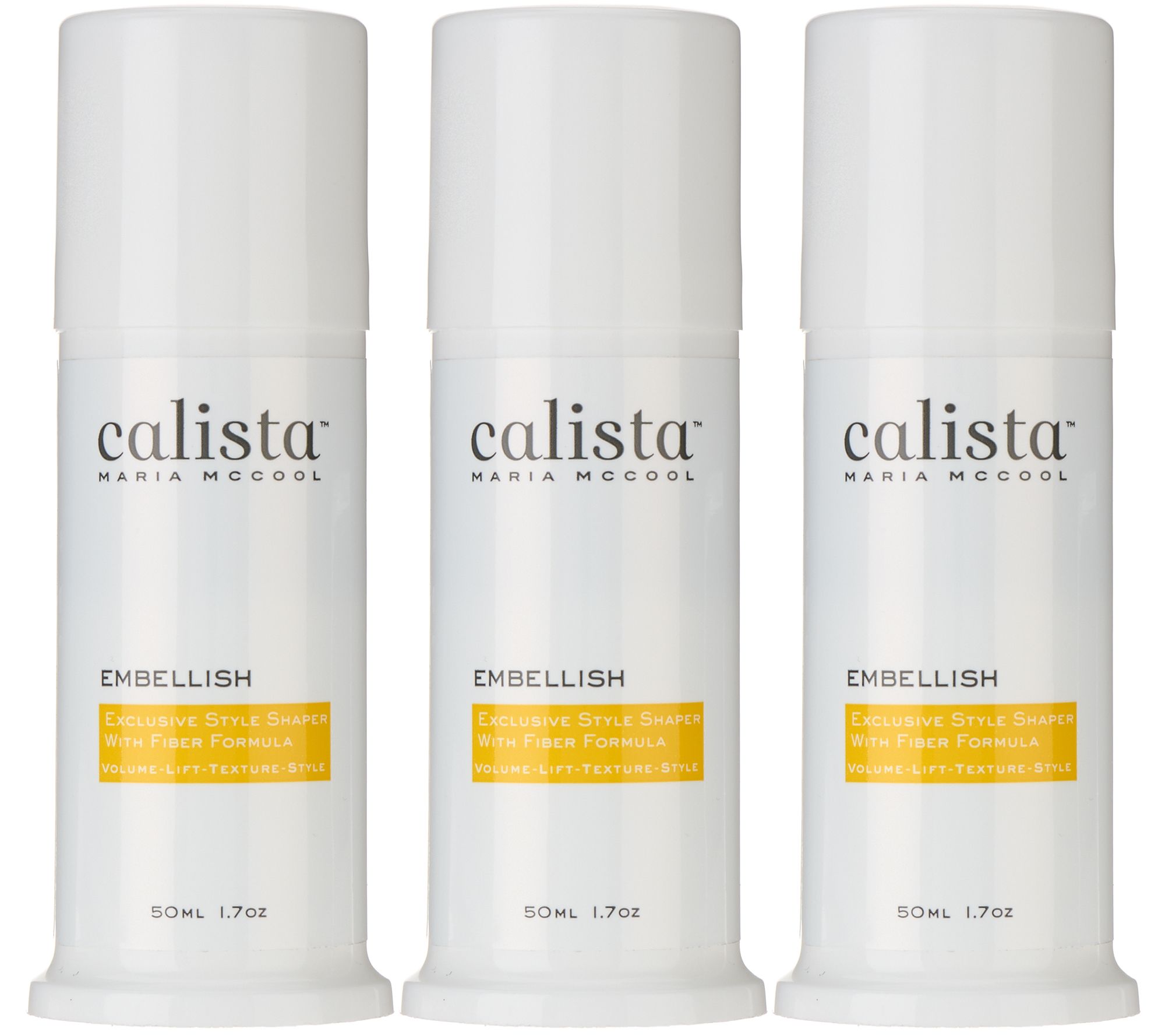 Calista Set of 3 Travel Embellish Texturizing Definers Page 1 —