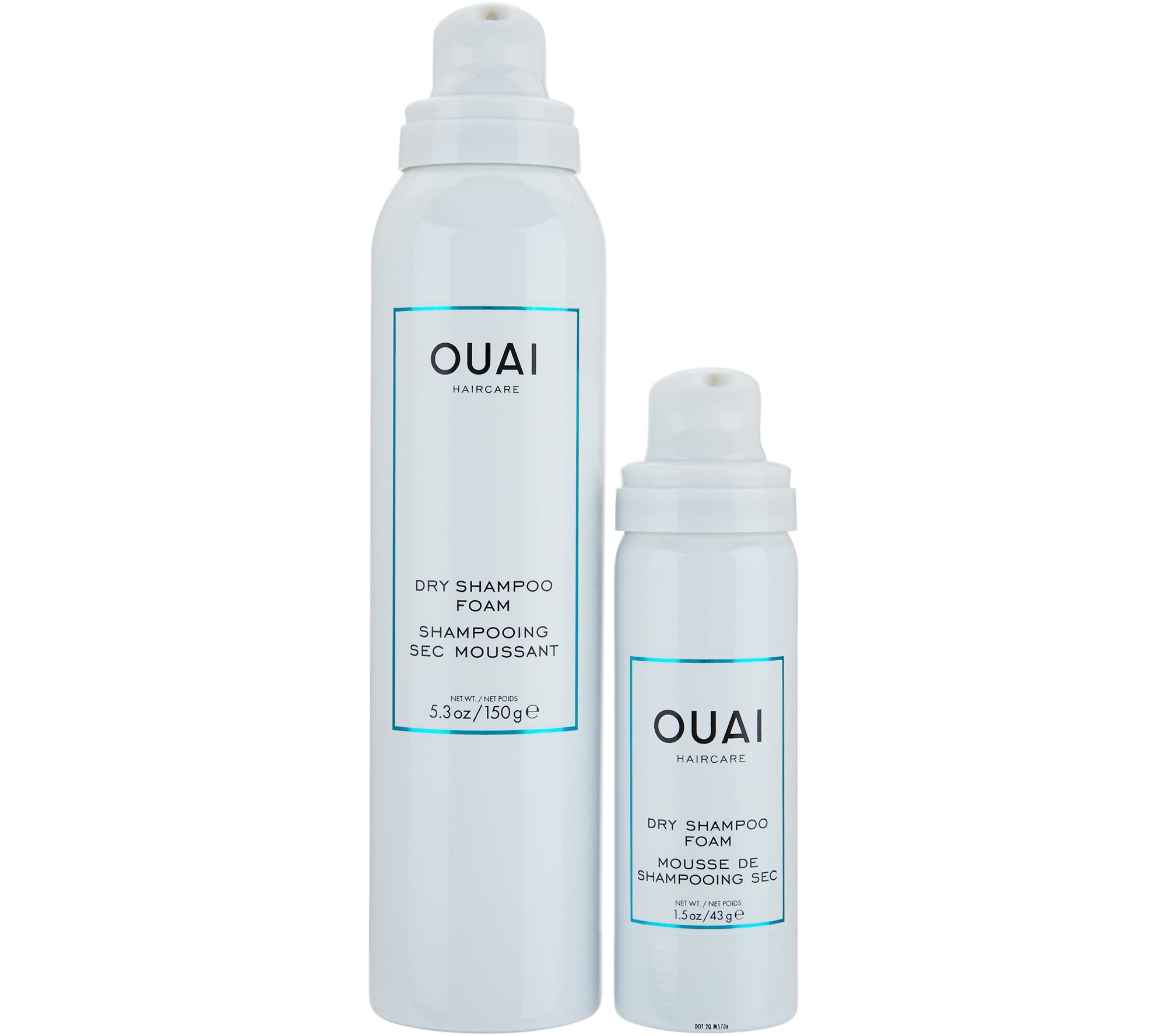 OUAI Dry Shampoo Foam with Travel Foam Page 1 —