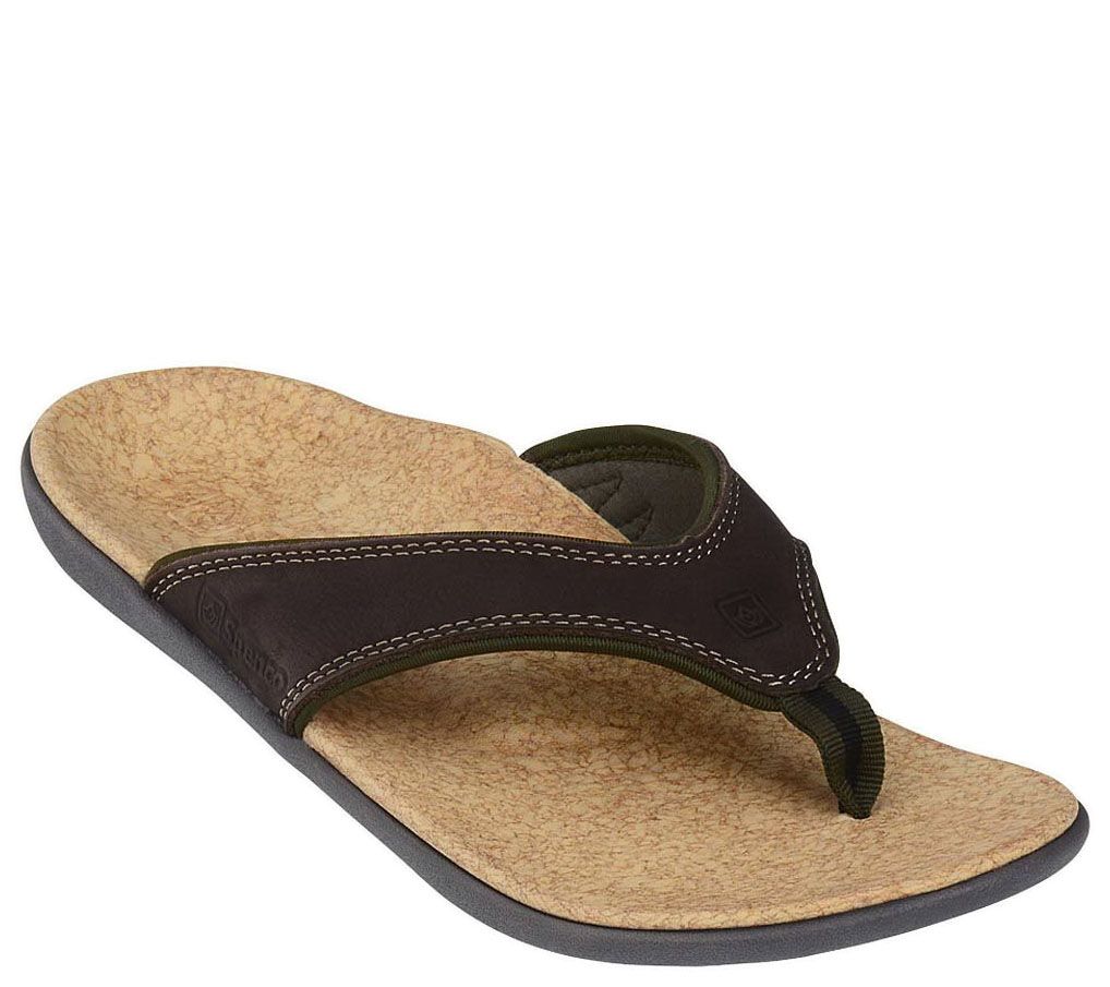 Spenco Men's Yumi Select Orthotic Thong Sandals —