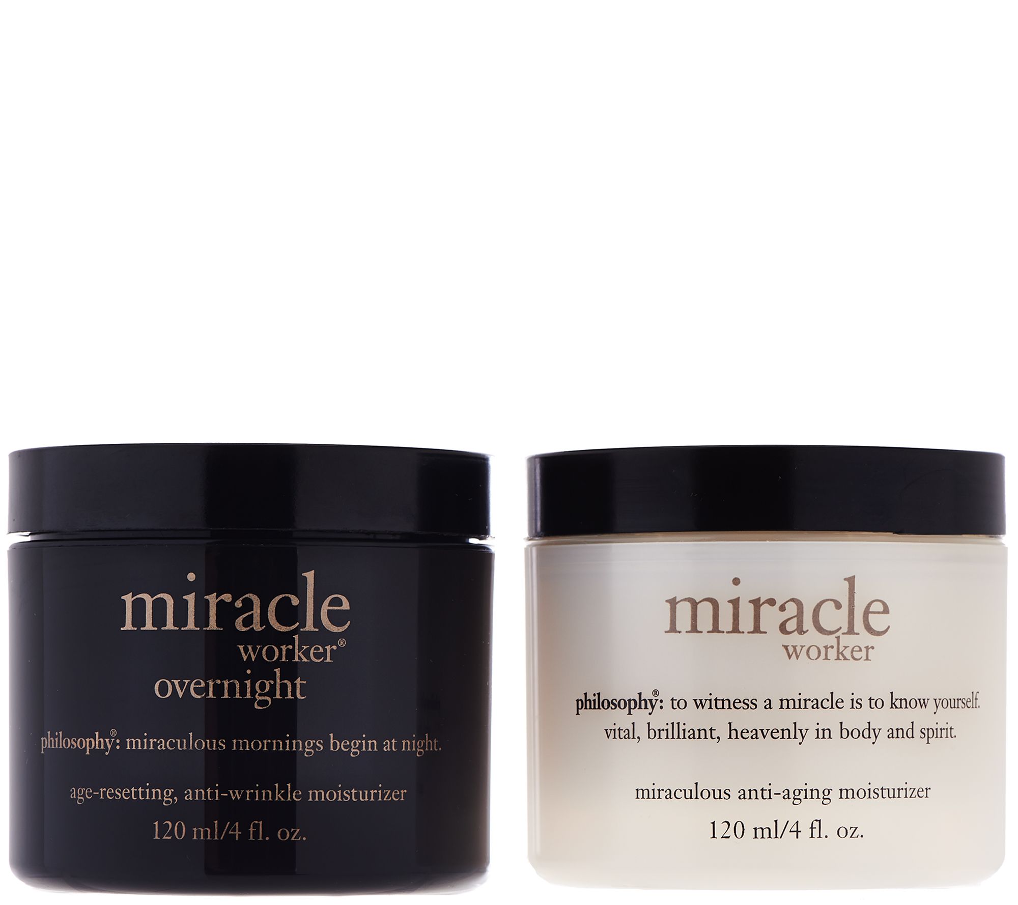 philosophy miracle worker moisturizer am/pm duo 4 oz. Page 1 —