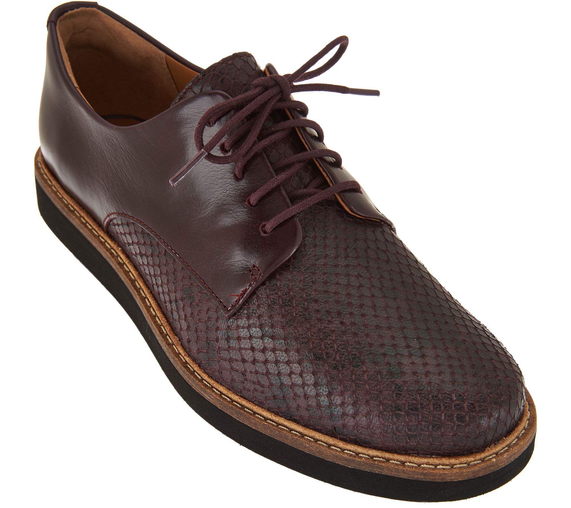 Clarks Artisan Leather Laceup Shoes Glick Darby Page 1 —